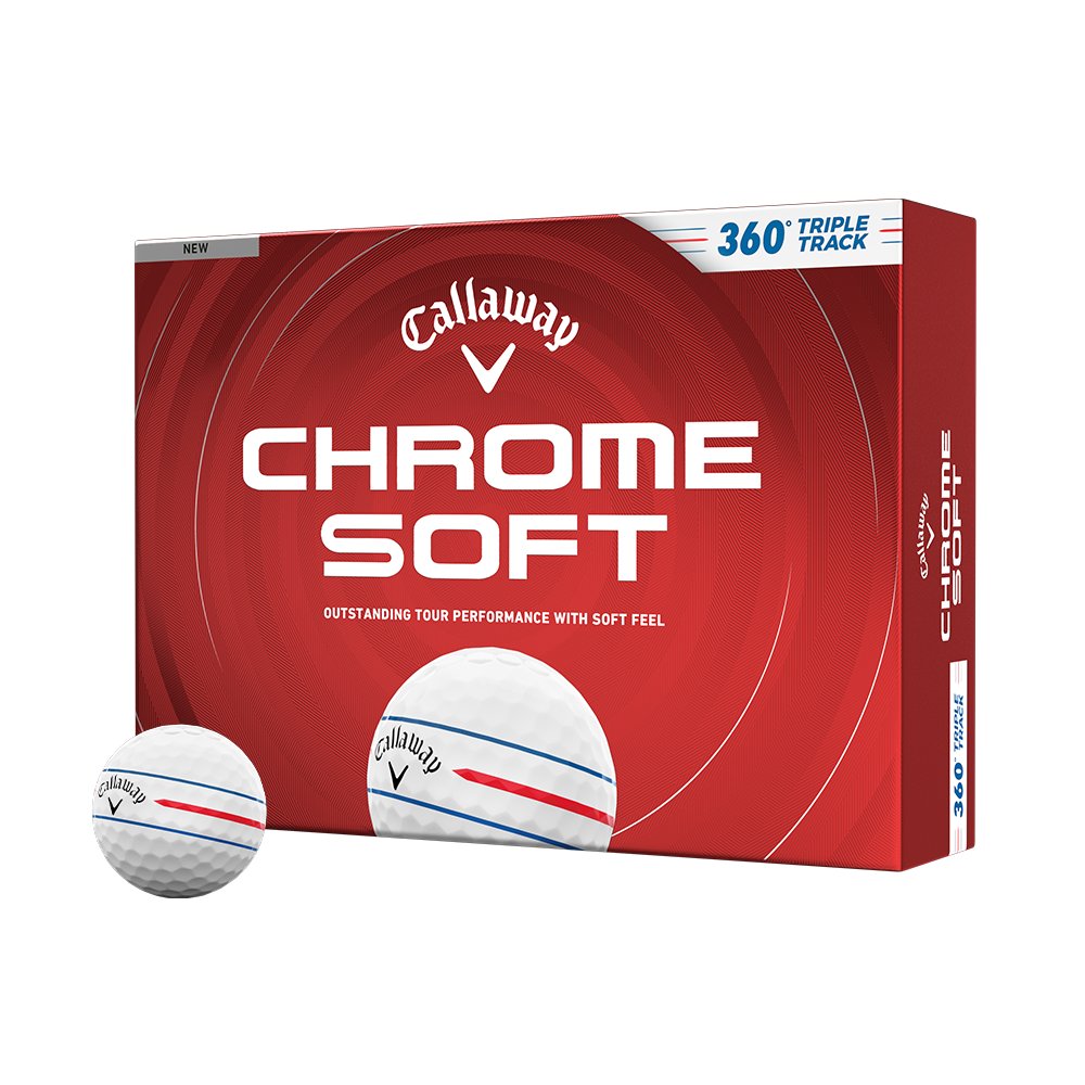 Callaway 2026 Chrome 360 Triple Track Golf Balls 12-Pack