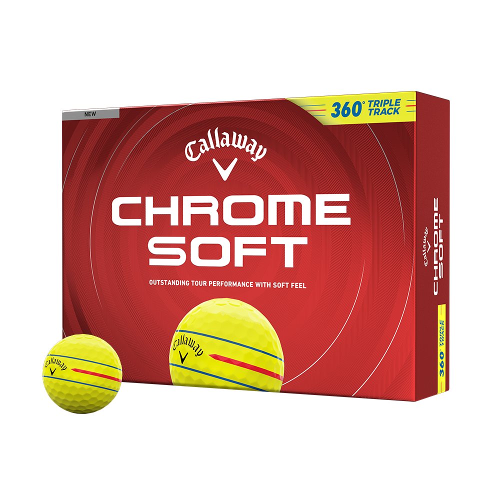 Callaway 2026 Chrome 360 Triple Track Golf Balls 12-Pack