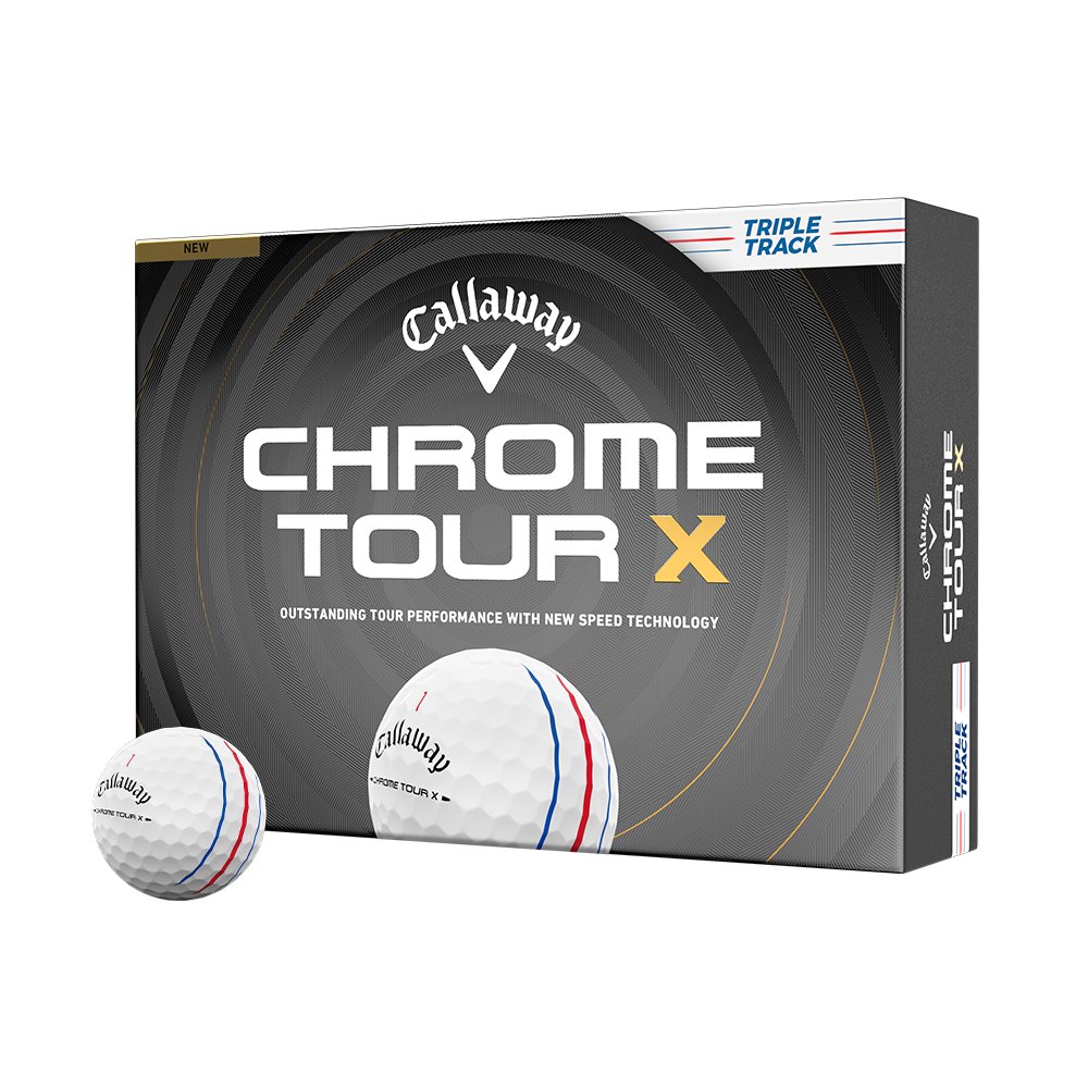 Callaway 2026 Chrome Tour X Triple Track Golf Balls 12-Pack