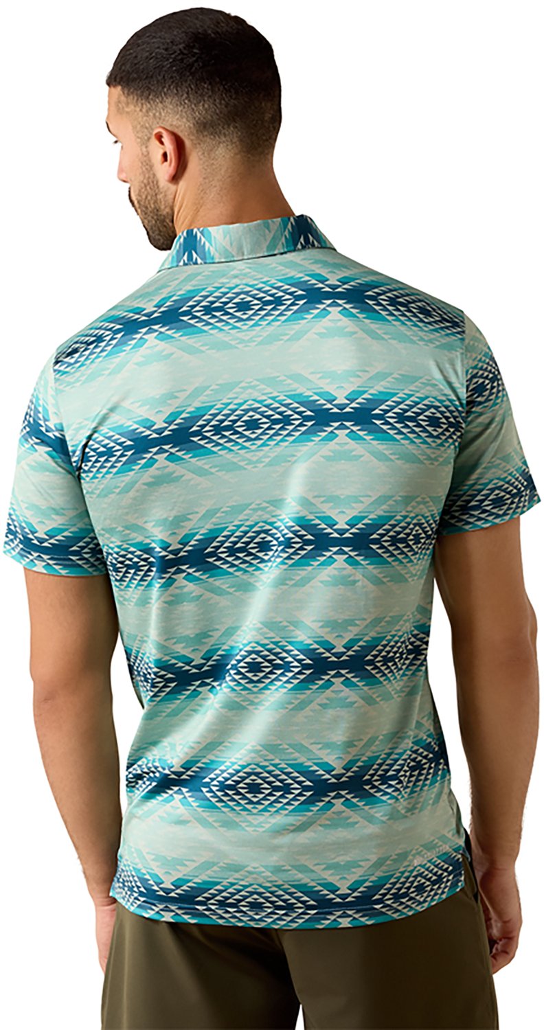 Ariat Men's Allover Print Polo Shirt - view number 2