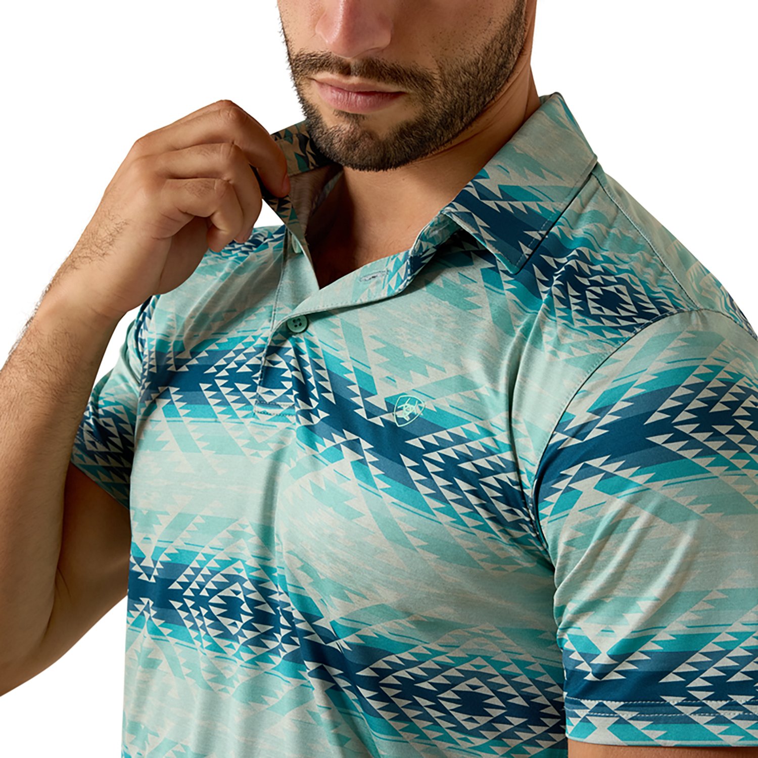 Ariat Men's Allover Print Polo Shirt - view number 3