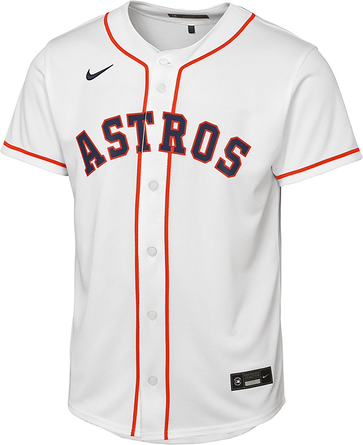 Nike Boys' Houston Astros Jose Altuve #27 Home Baseline Jersey - view number 2