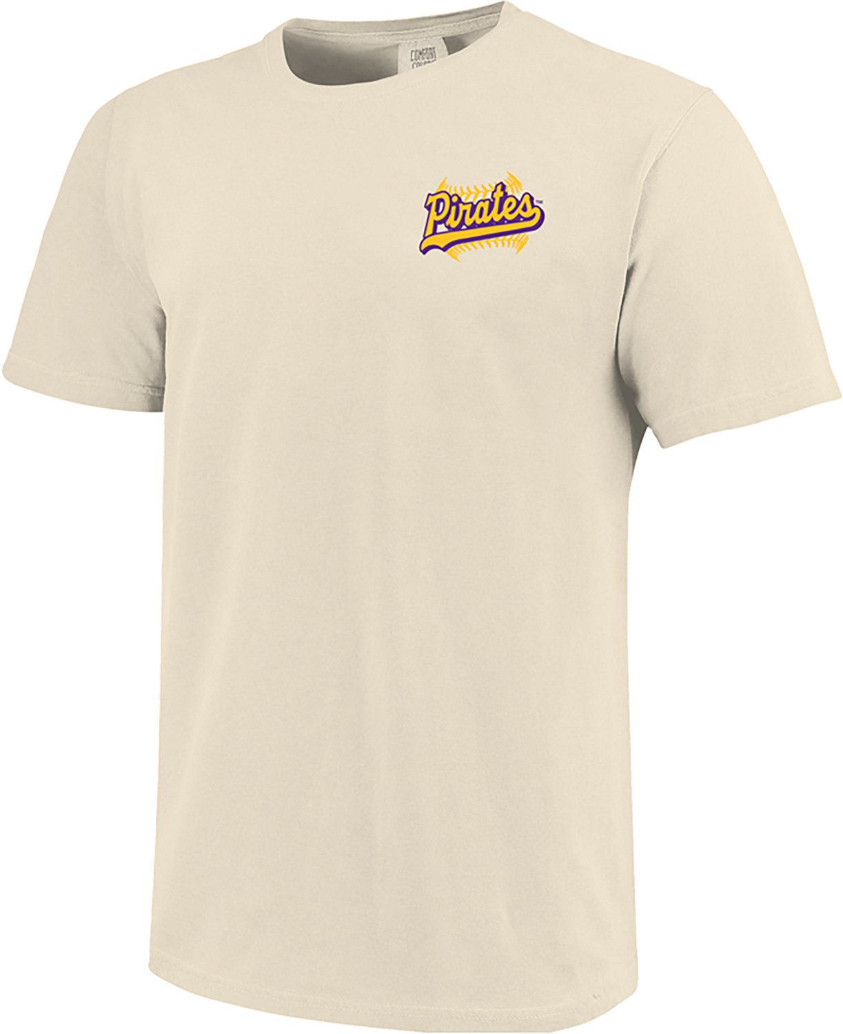 Image One Men's East Carolina University Staggered Line Stadium T-Shirt - view number 2