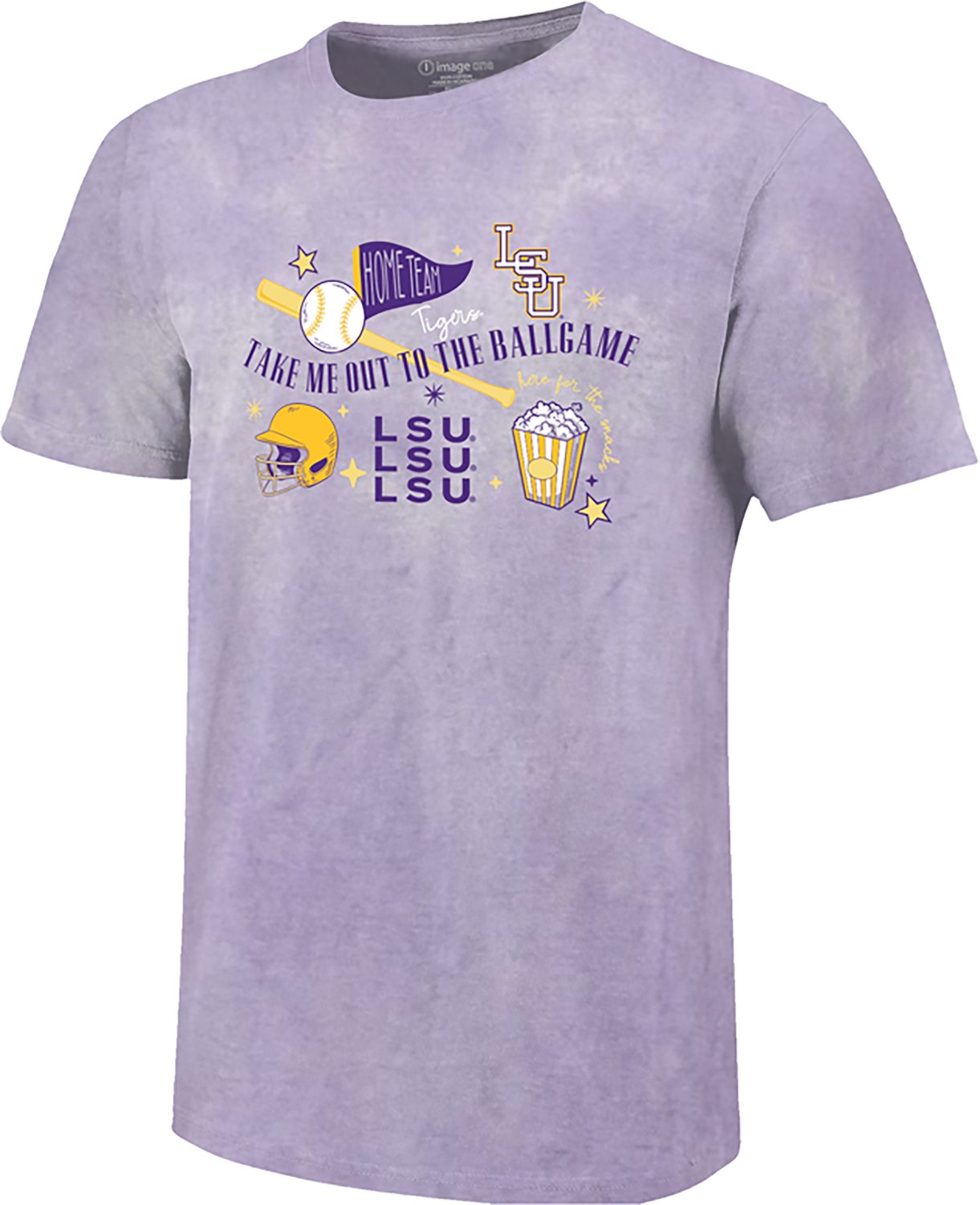 Image One Women's Louisiana State University Take Me Out to the Ballgame T-Shirt - view number 2