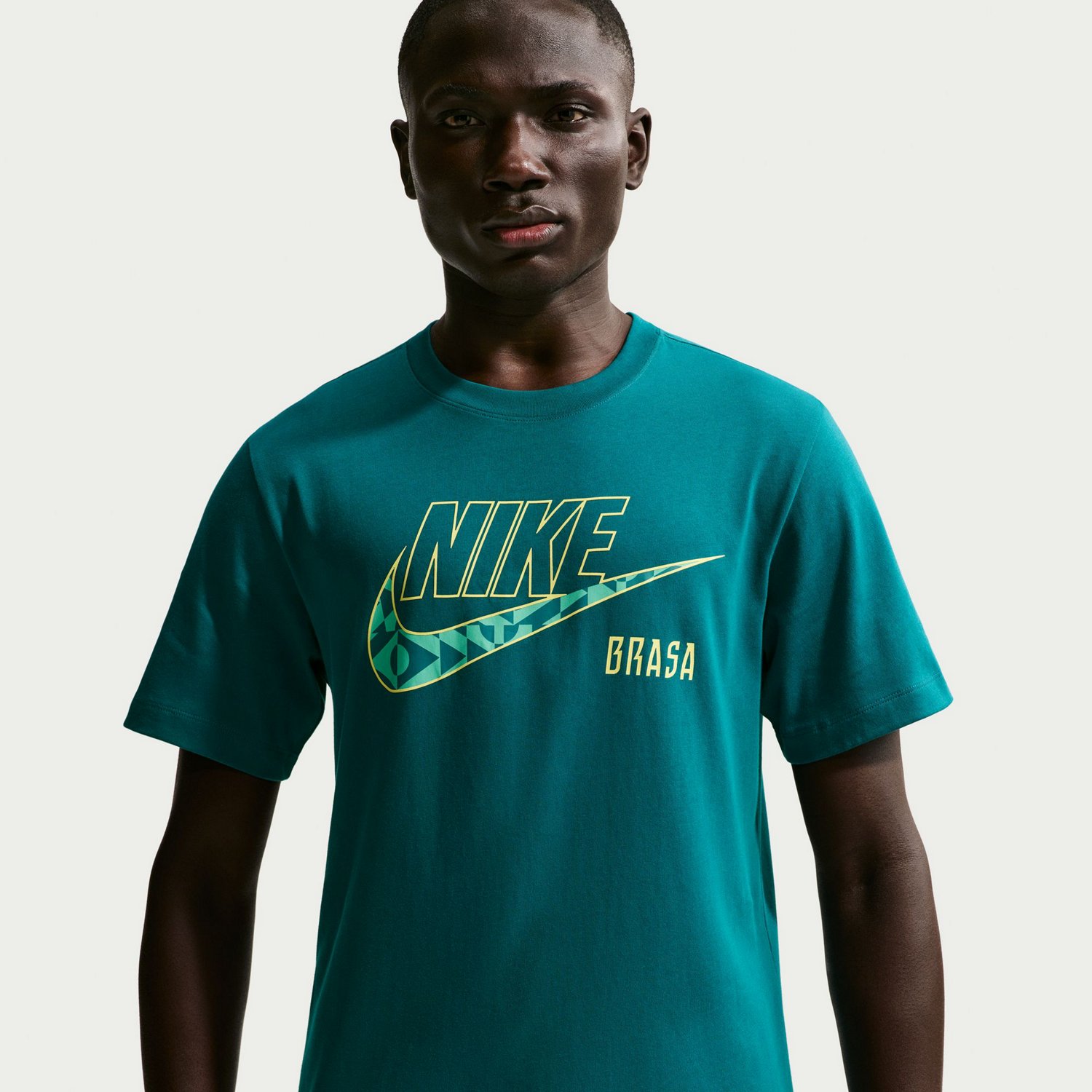 Nike Men's Brazil 2026 World Cup Futura T-Shirt - view number 3