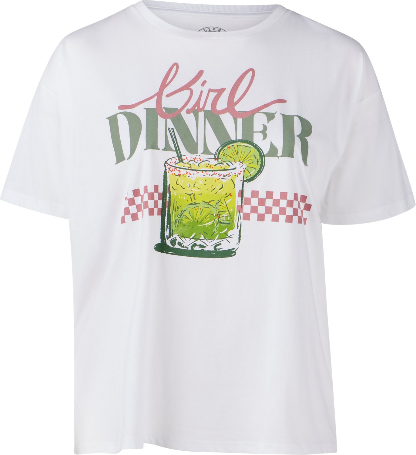 Live Outside the Limits Women's Girl Dinner Oversized Graphic T-shirt