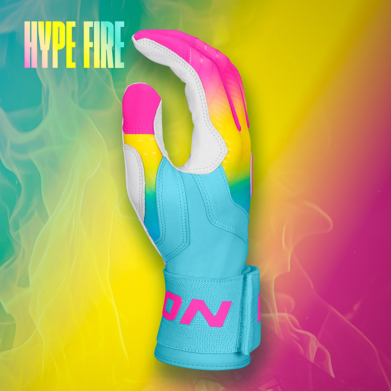 Easton Youth Walk-Off Ethos Locked-In Hype Fire Batting Gloves - view number 6