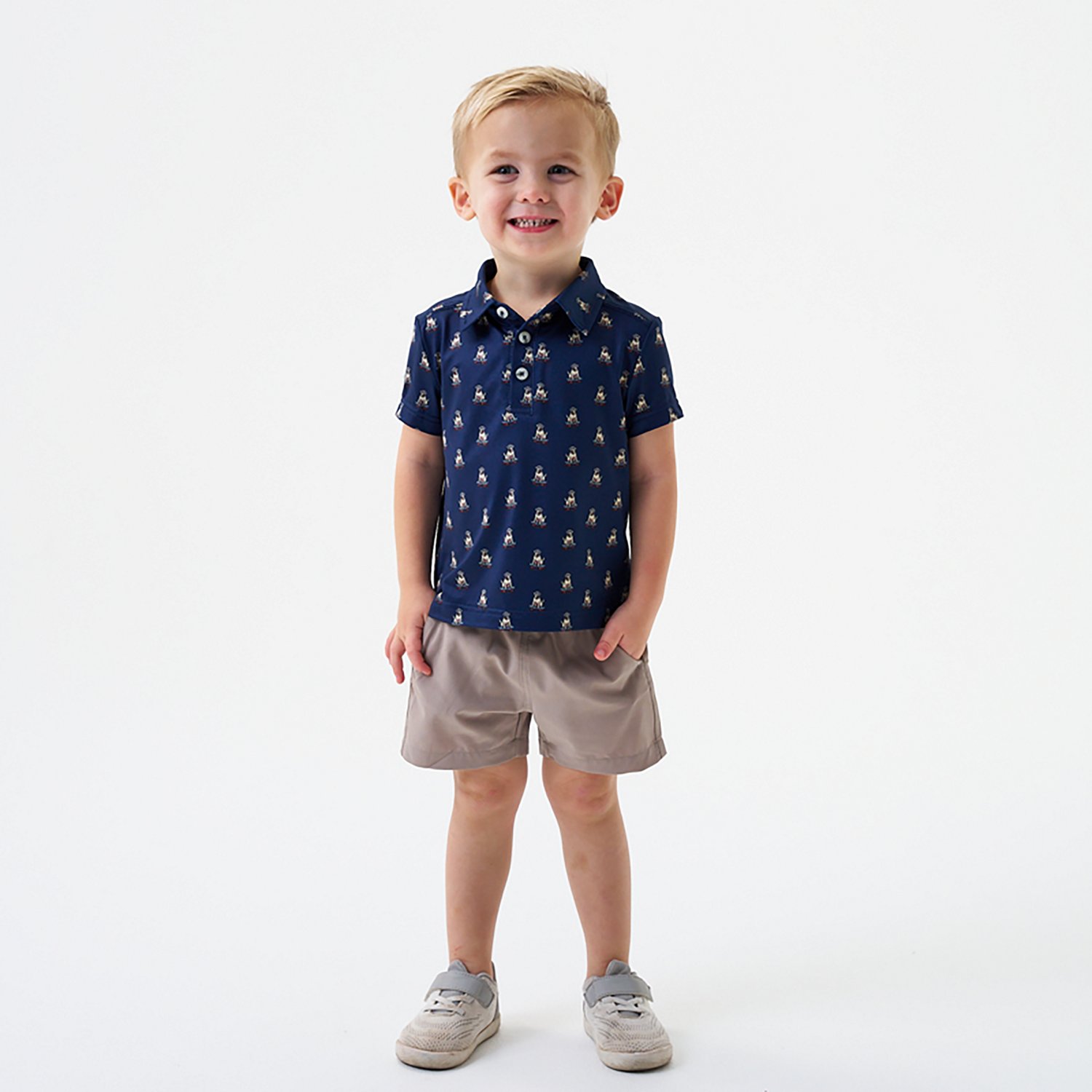 BURLEBO Toddler Boys' Performance Polo - view number 3