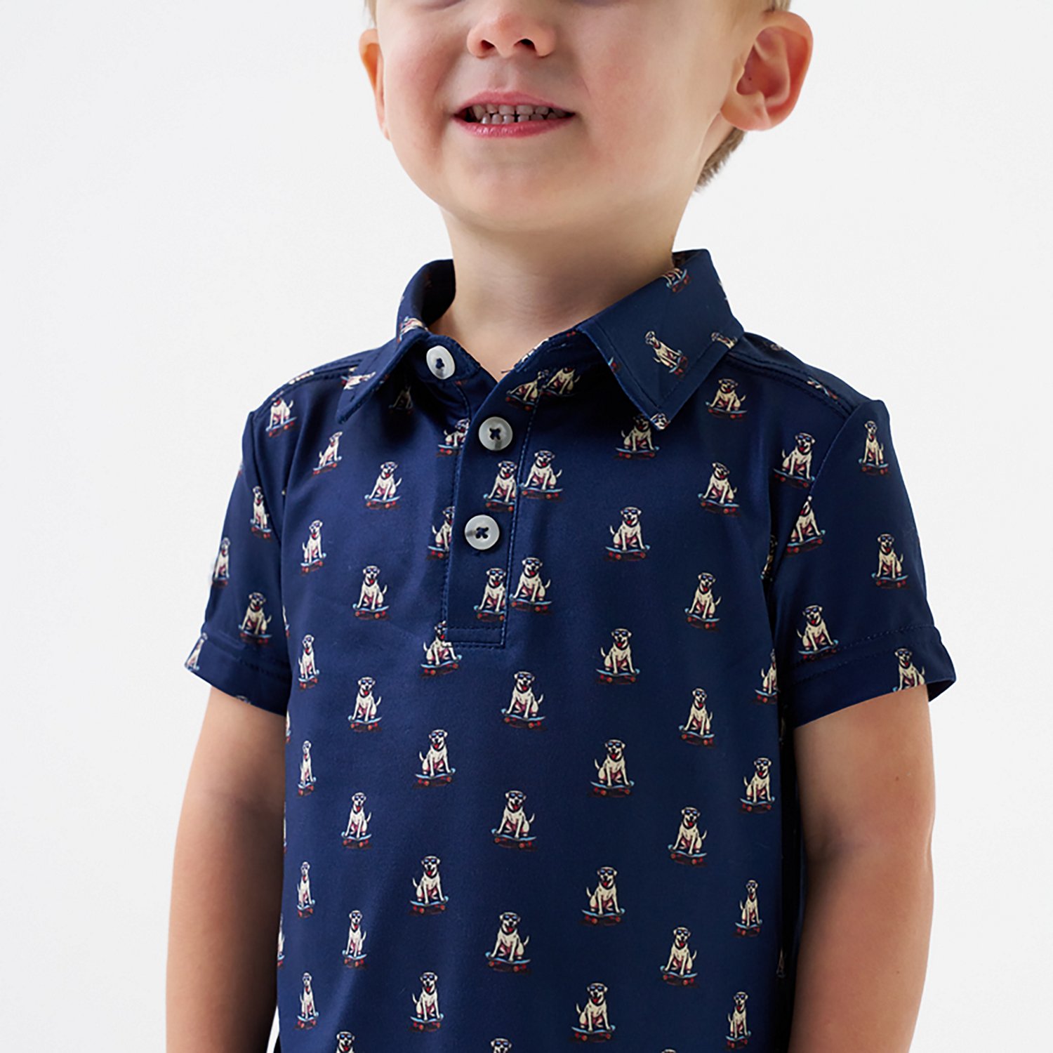 BURLEBO Toddler Boys' Performance Polo - view number 4
