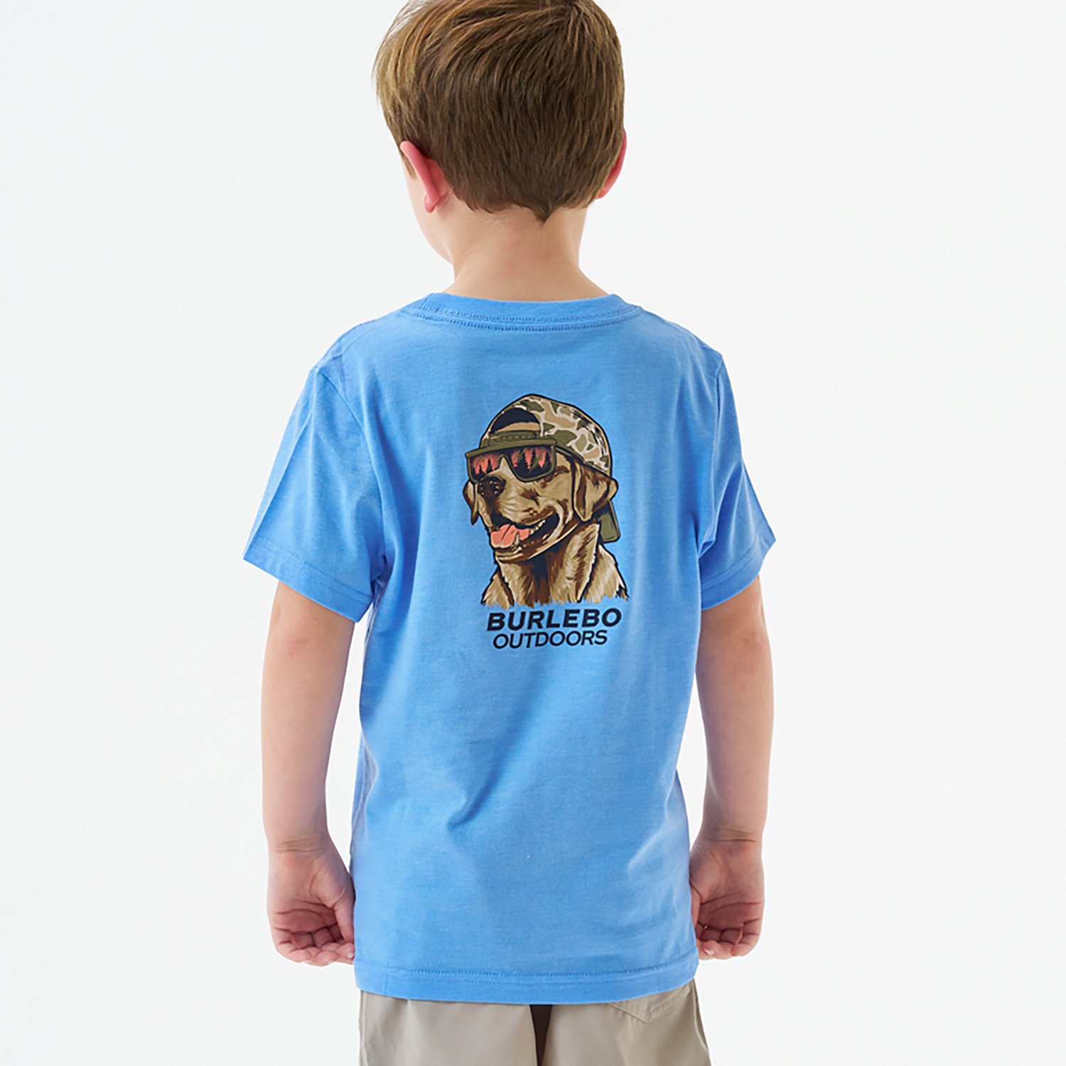 BURLEBO Boys' Mallard Camo Dog Short Sleeve T-shirt - view number 2