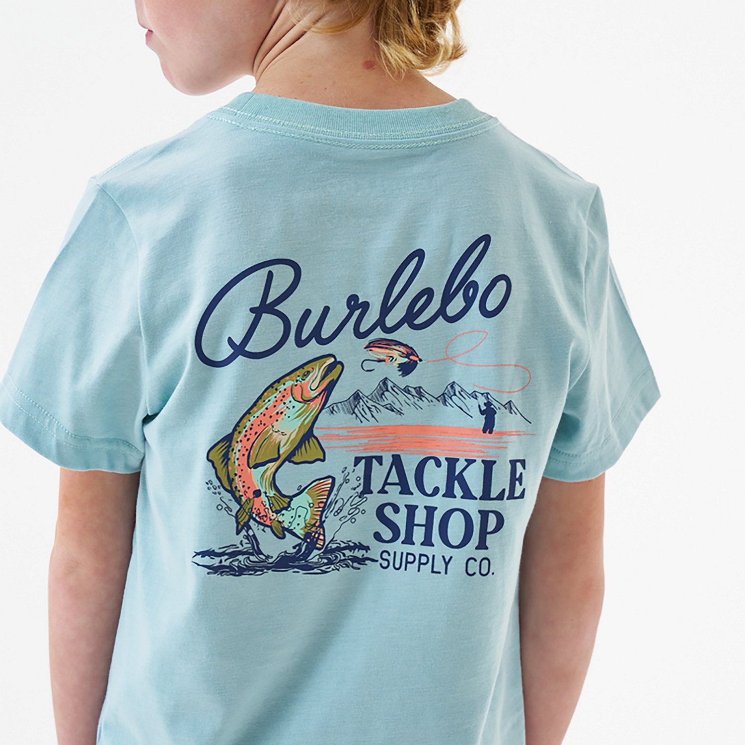 BURLEBO Boys' Tackle Shop Short Sleeve T-shirt - view number 3