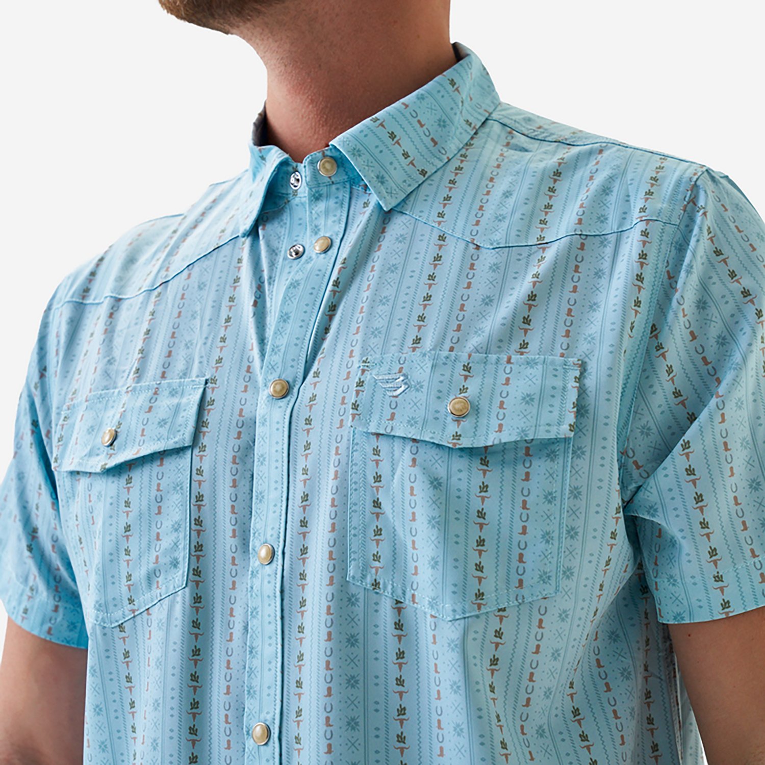 BURLEBO Men's Performance Western Shirt - view number 3