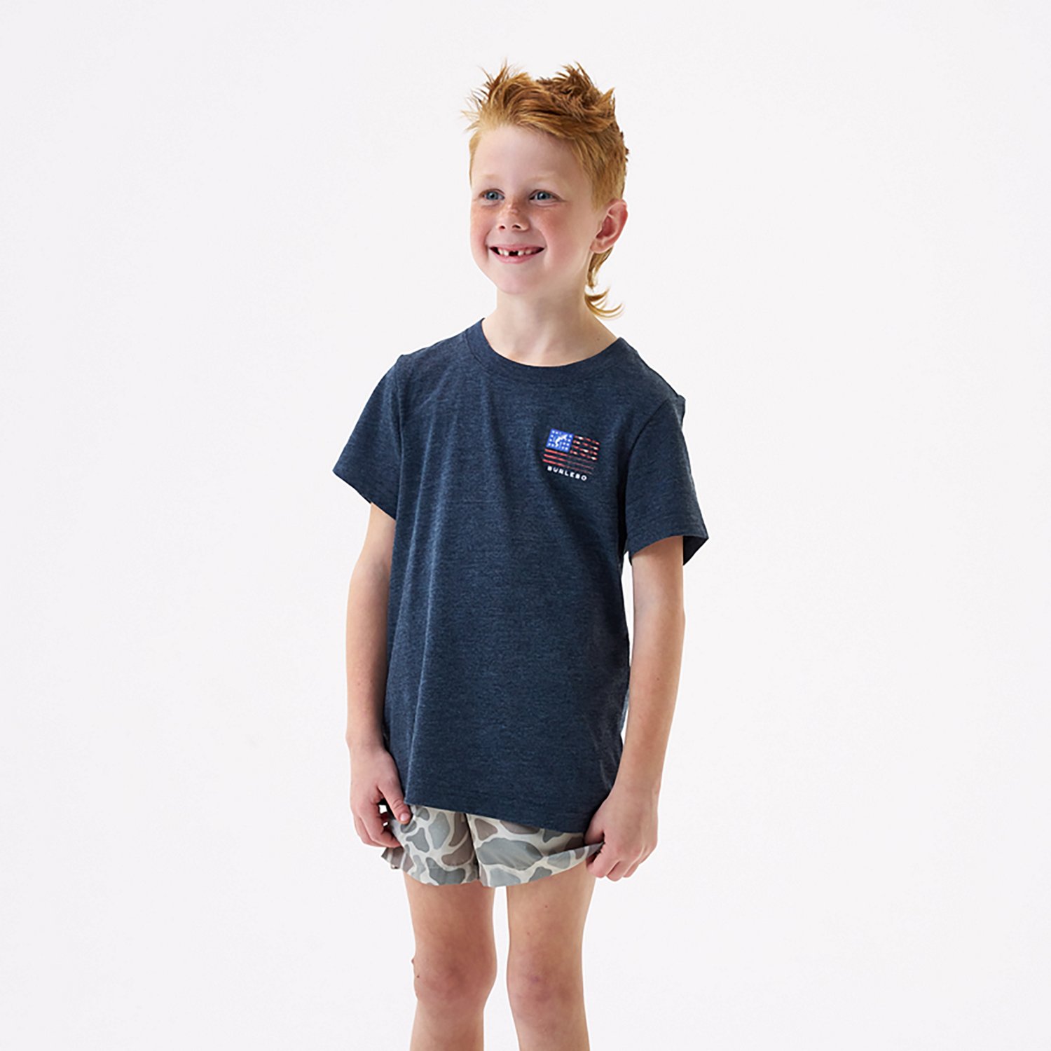 BURLEBO Boys' Fishing USA T-shirt - view number 2