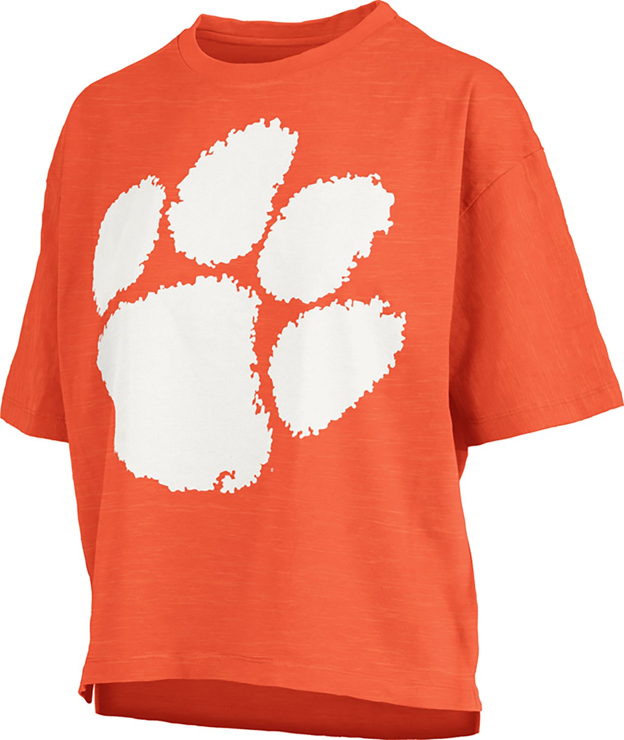 Pressbox Women's Clemson Big Canvas Puff Castillo Motley Crew T-shirt