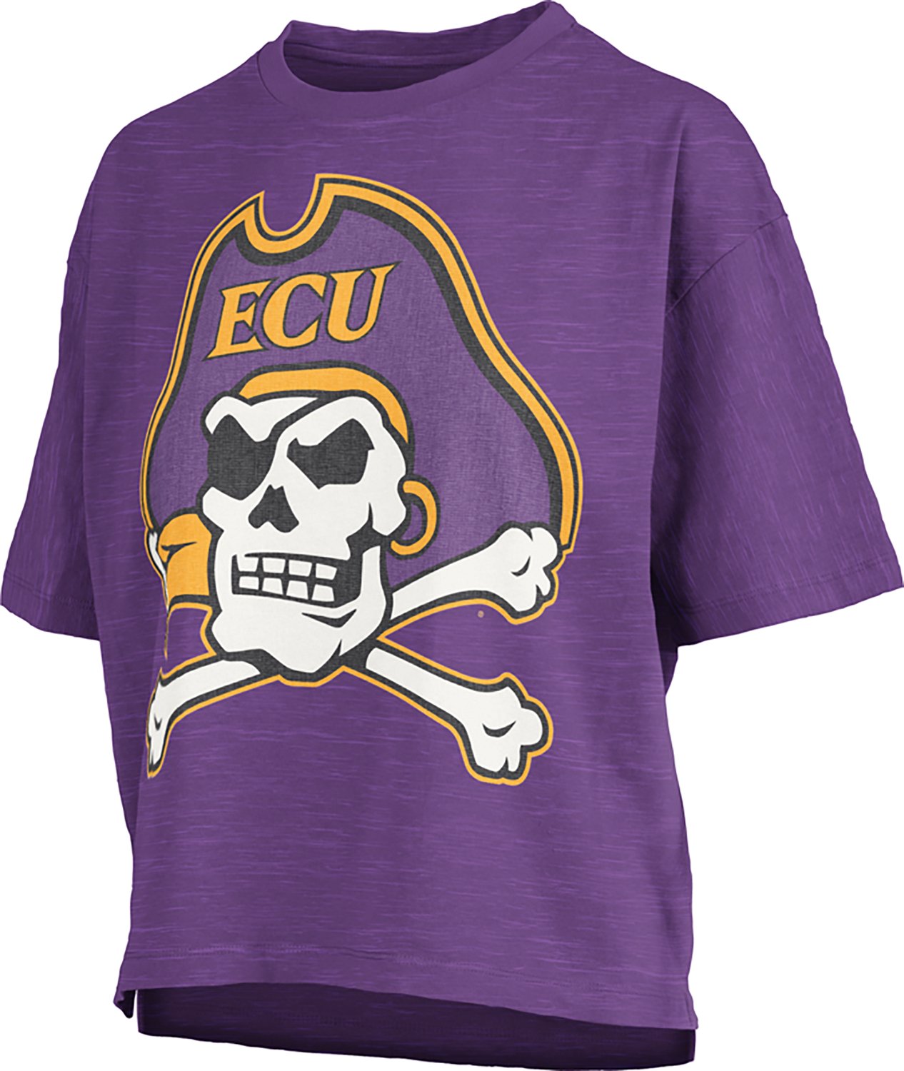 Pressbox Women's East Carolina Big Canvas Puff Castillo Motley Crew T-shirt