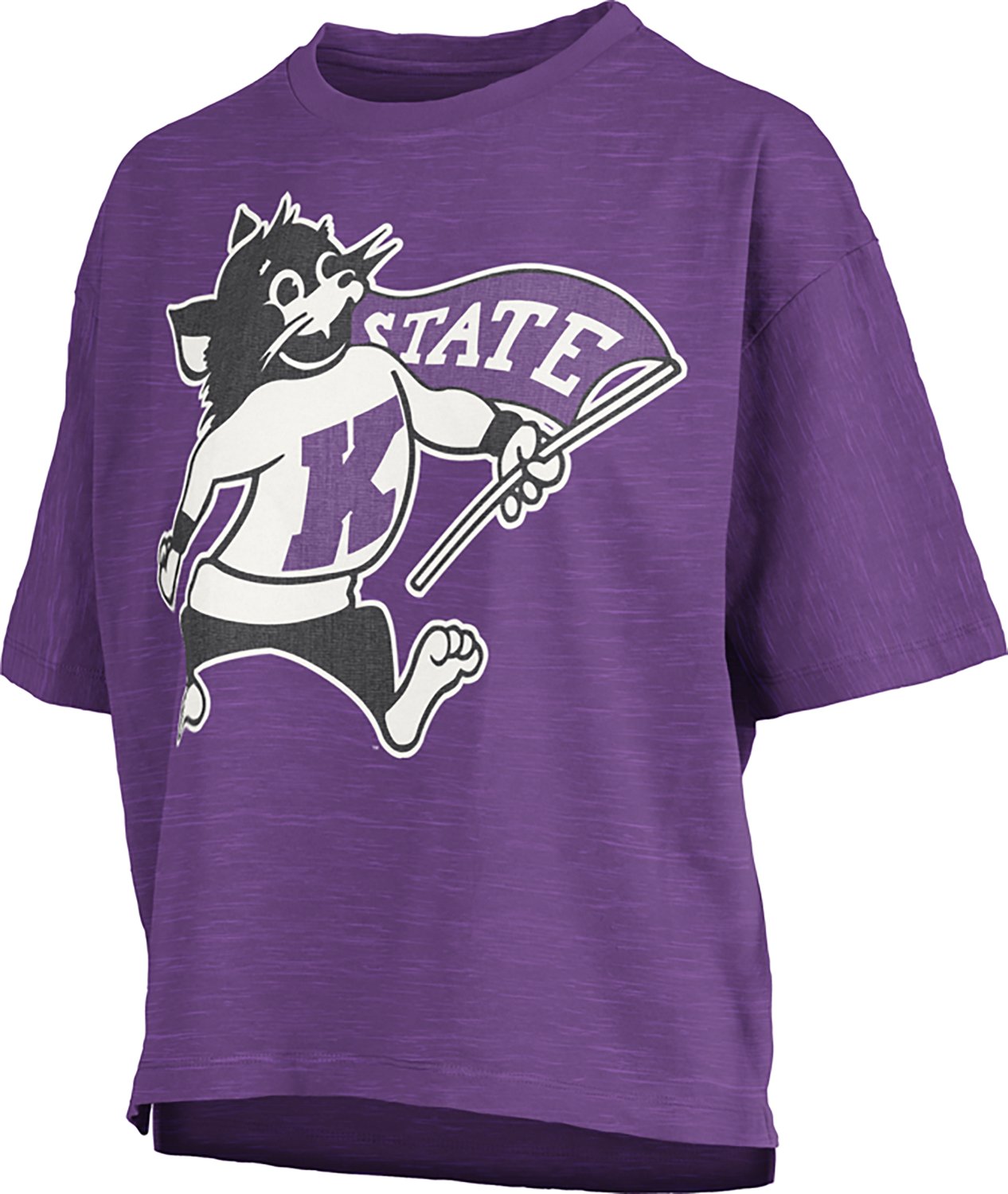 Pressbox Women's Kansas State Big Canvas Puff Castillo Motley Crew T-shirt - view number 2