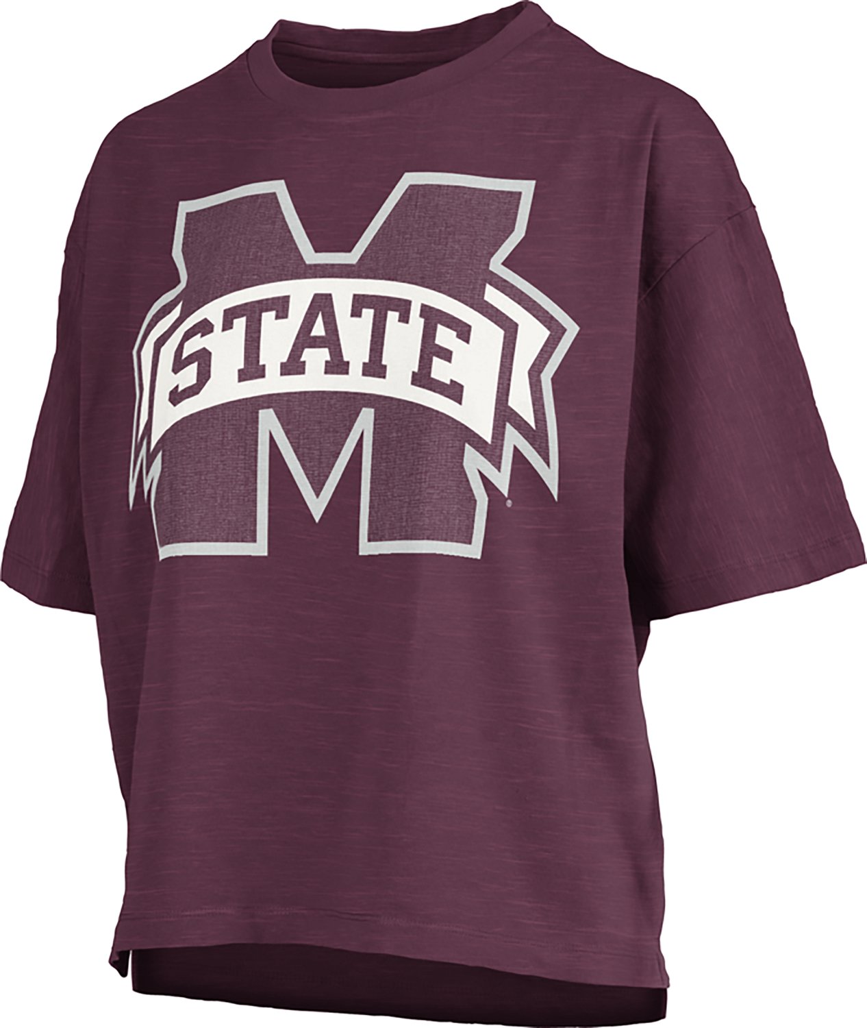 Pressbox Women's Mississippi State Big Canvas Puff Castillo Motley Crew T-shirt