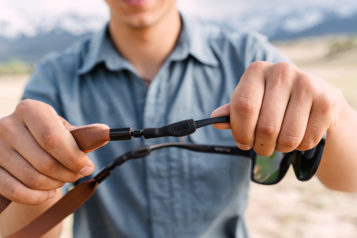 Chums Unisex Nappa Leather Eyewear Retainer - view number 5