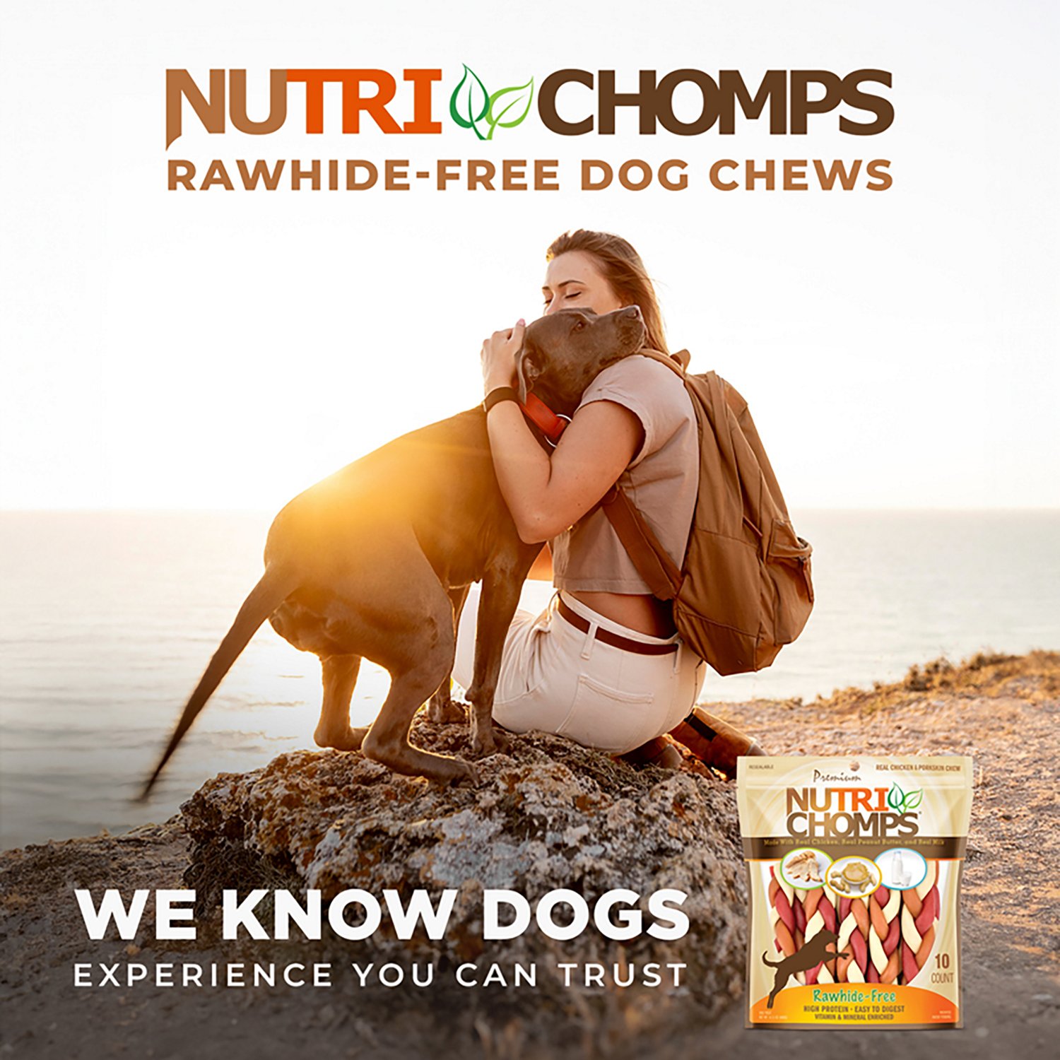 Nutri Chomps 6 in. Mixed Flavor Braids 10-count - view number 6