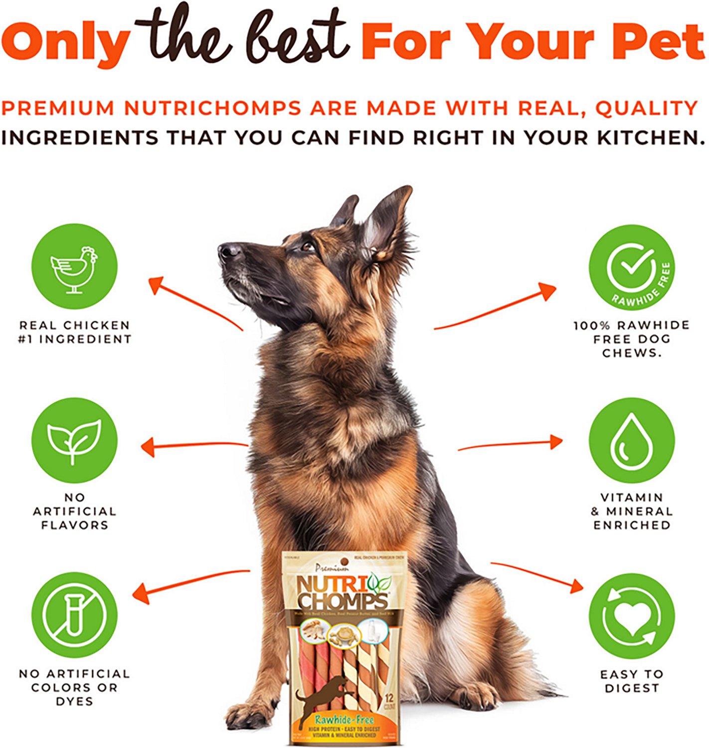 Nutri Chomps Assorted Flavor Wrapped Twists 12-count - view number 3