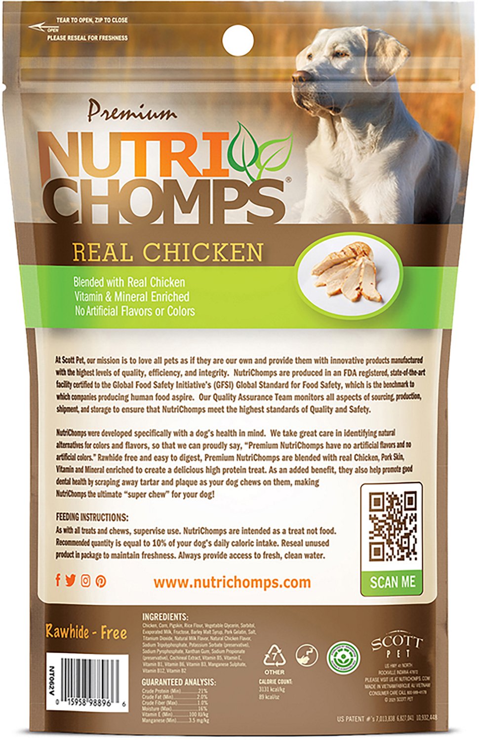 Nutri Chomps Chicken Flavored Mini Twists 10-count - view number 7