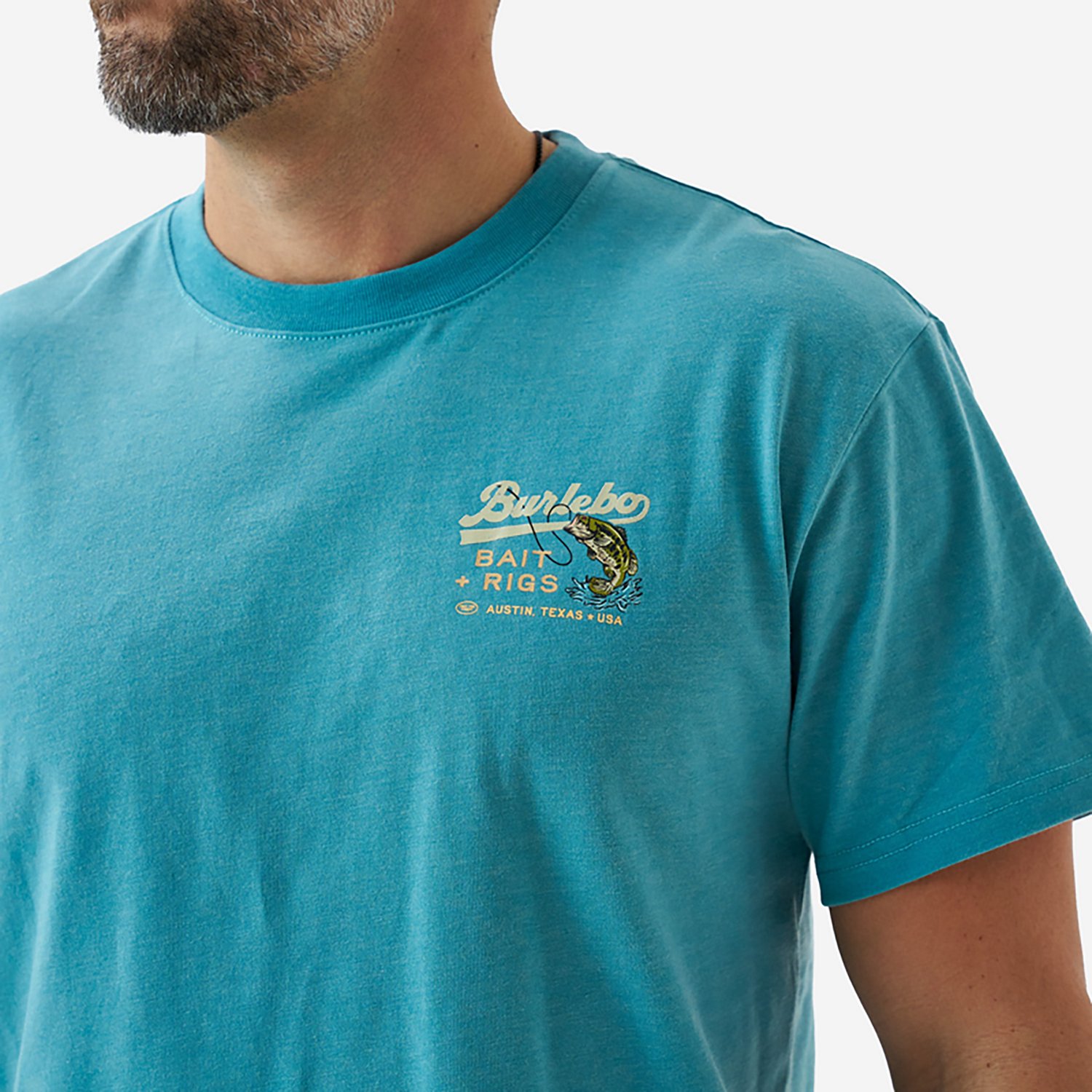 BURLEBO Men's Bait and Rigs T-shirt - view number 4