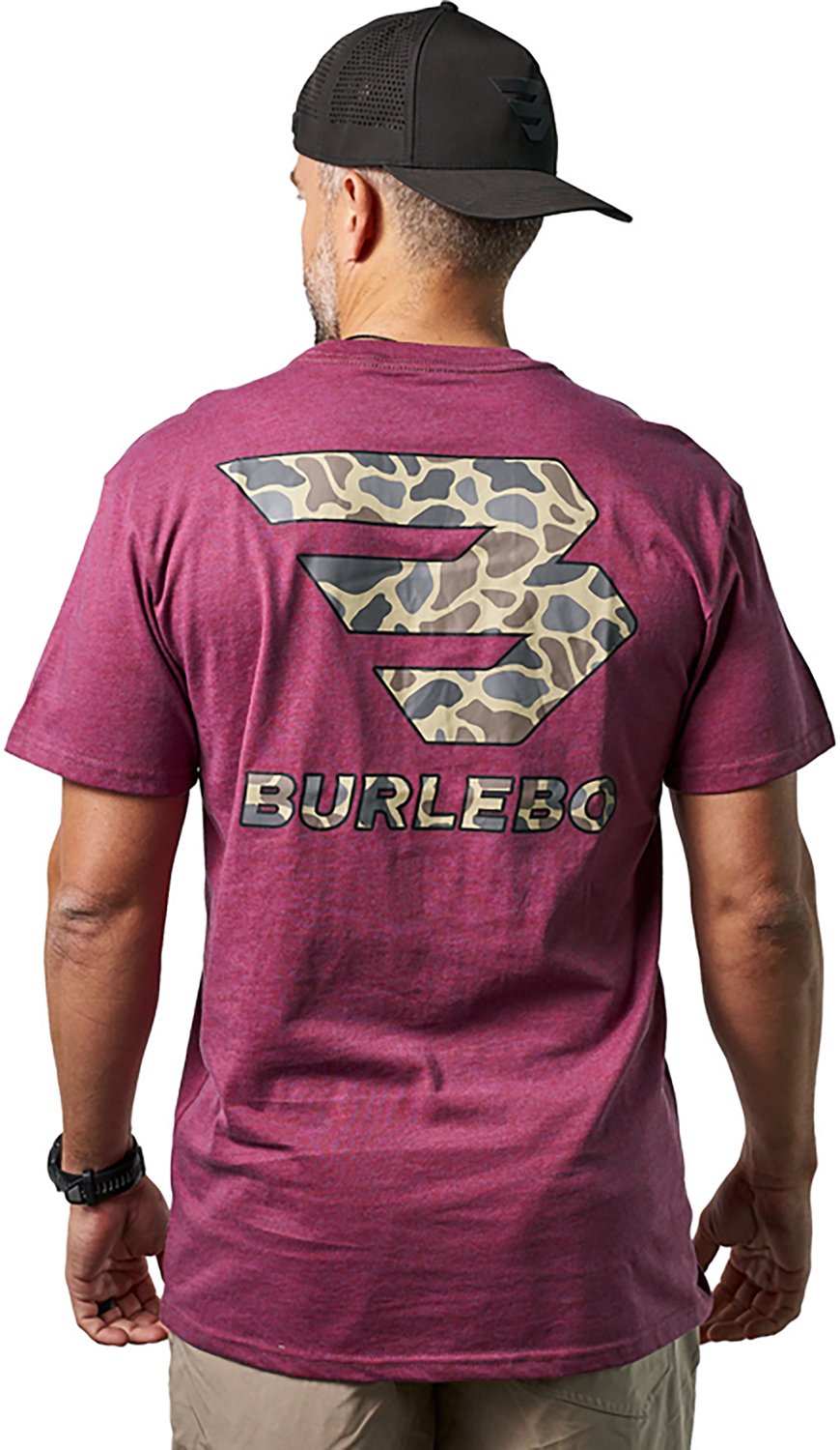BURLEBO Men's Flying B Classic Deer Camo T-shirt - view number 2