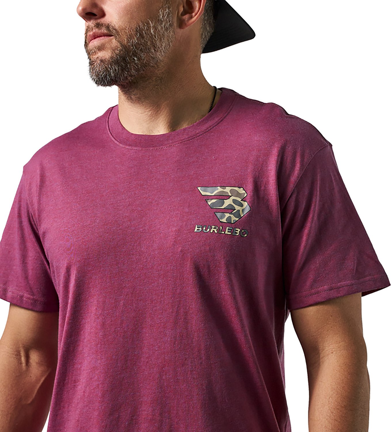 BURLEBO Men's Flying B Classic Deer Camo T-shirt - view number 3