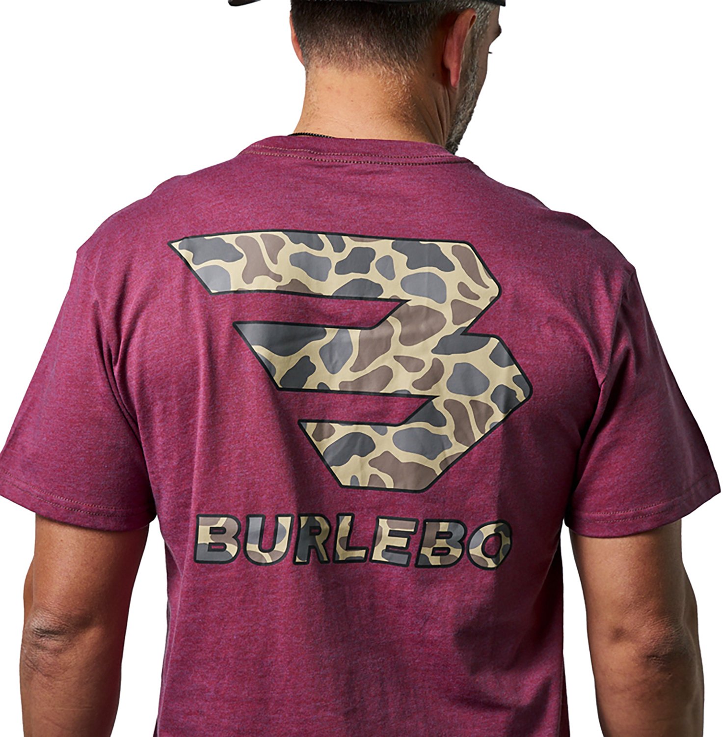 BURLEBO Men's Flying B Classic Deer Camo T-shirt - view number 4