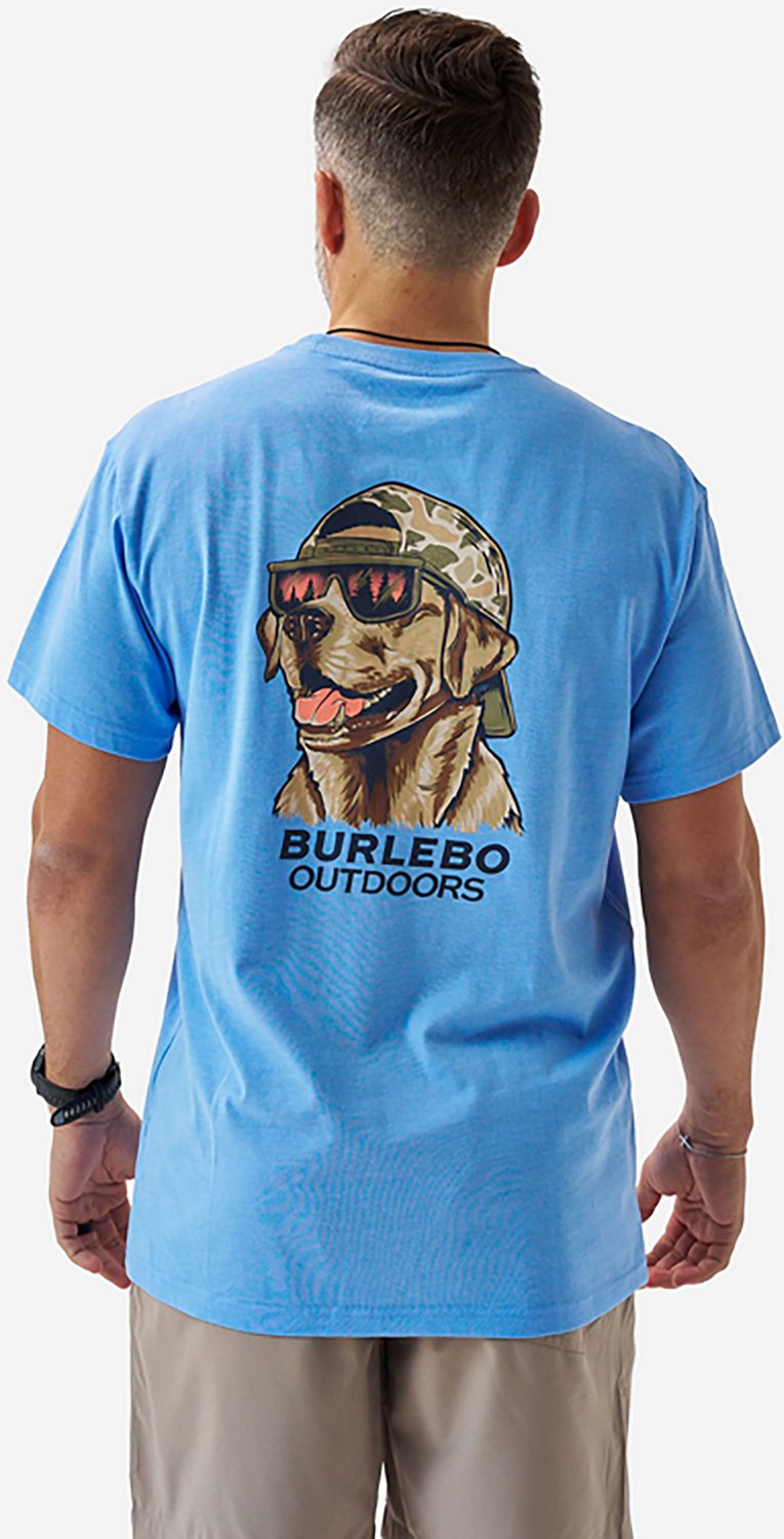 BURLEBO Men's Mallard Camo Dog T-shirt - view number 2