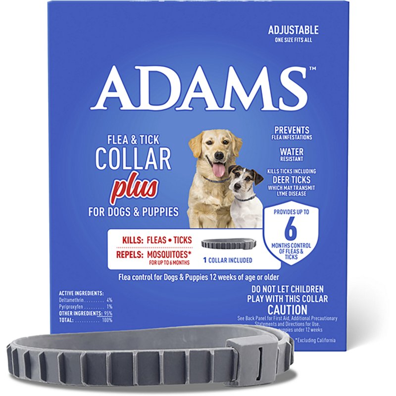 39079003933 Flea & Tick Collar Plus for Dogs & Puppies