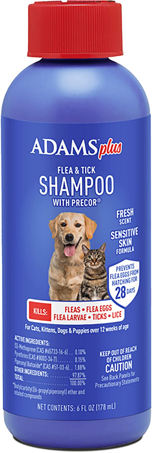 Adams Plus Flea & Tick 6 oz Shampoo with Precor IGR
