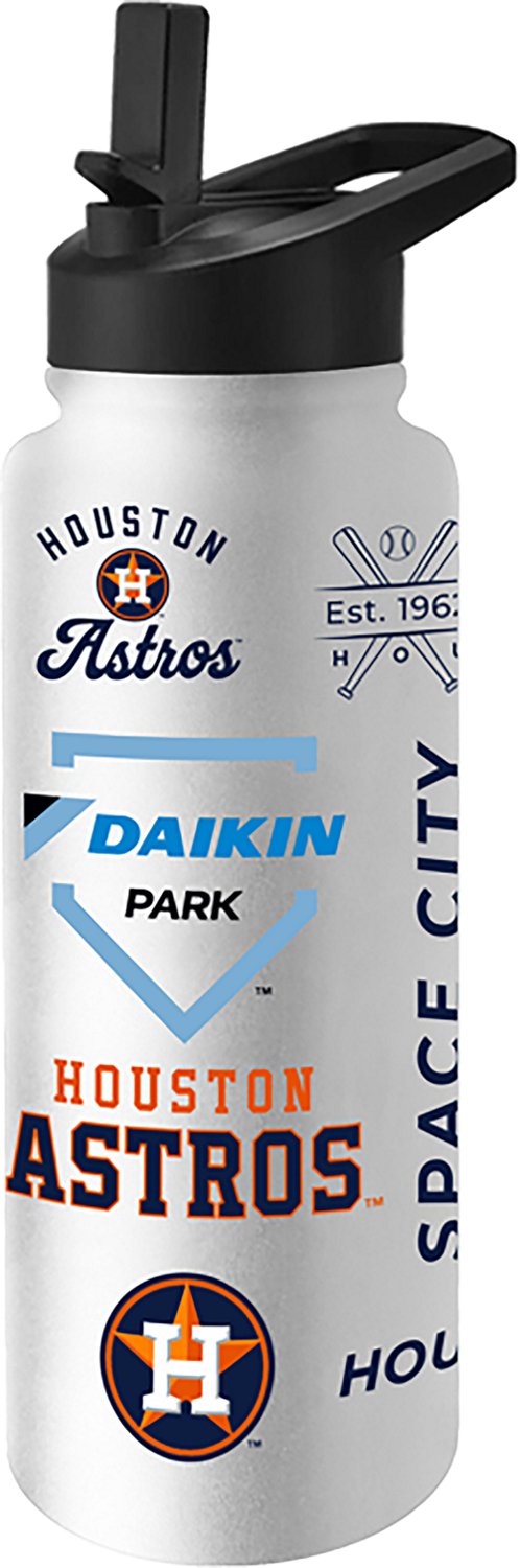 Logo Brands Houston Astros Heritage Threds 34 oz Quencher Bottle