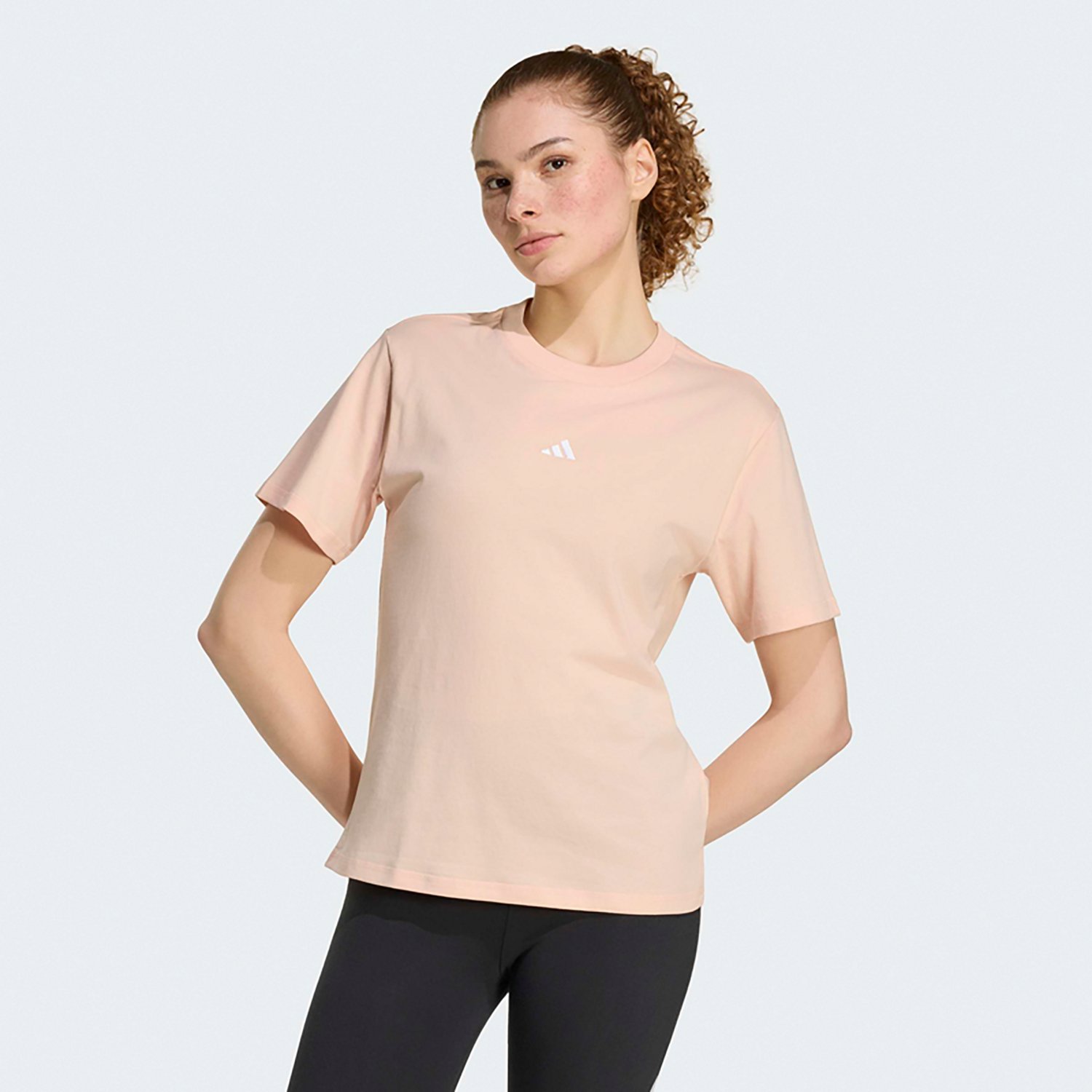 adidas Women's Essentials Small Logo Cotton T-shirt