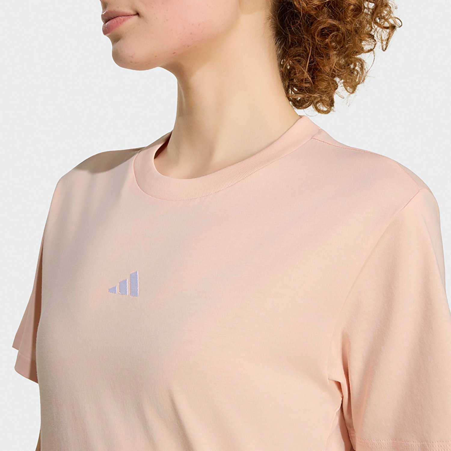 adidas Women's Essentials Small Logo Cotton T-shirt                                                                              - view number 3