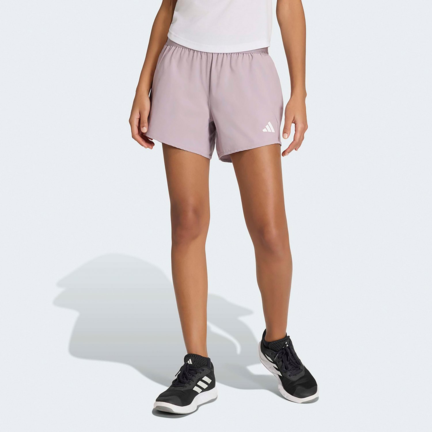 adidas Women's Pacer Workout 2.0 Woven Mid Rise Shorts 3 in