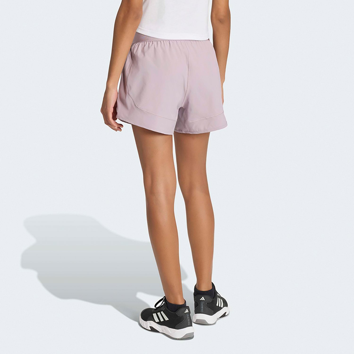 adidas Women's Pacer Workout 2.0 Woven Mid Rise Shorts 3 in - view number 2