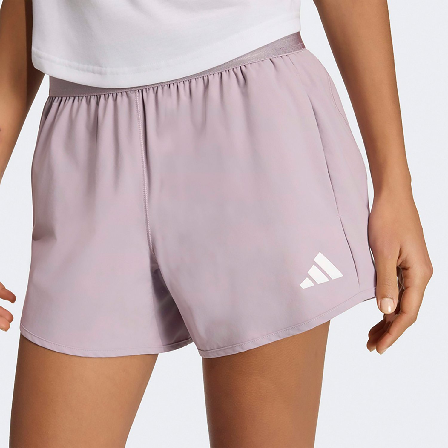 adidas Women's Pacer Workout 2.0 Woven Mid Rise Shorts 3 in - view number 3