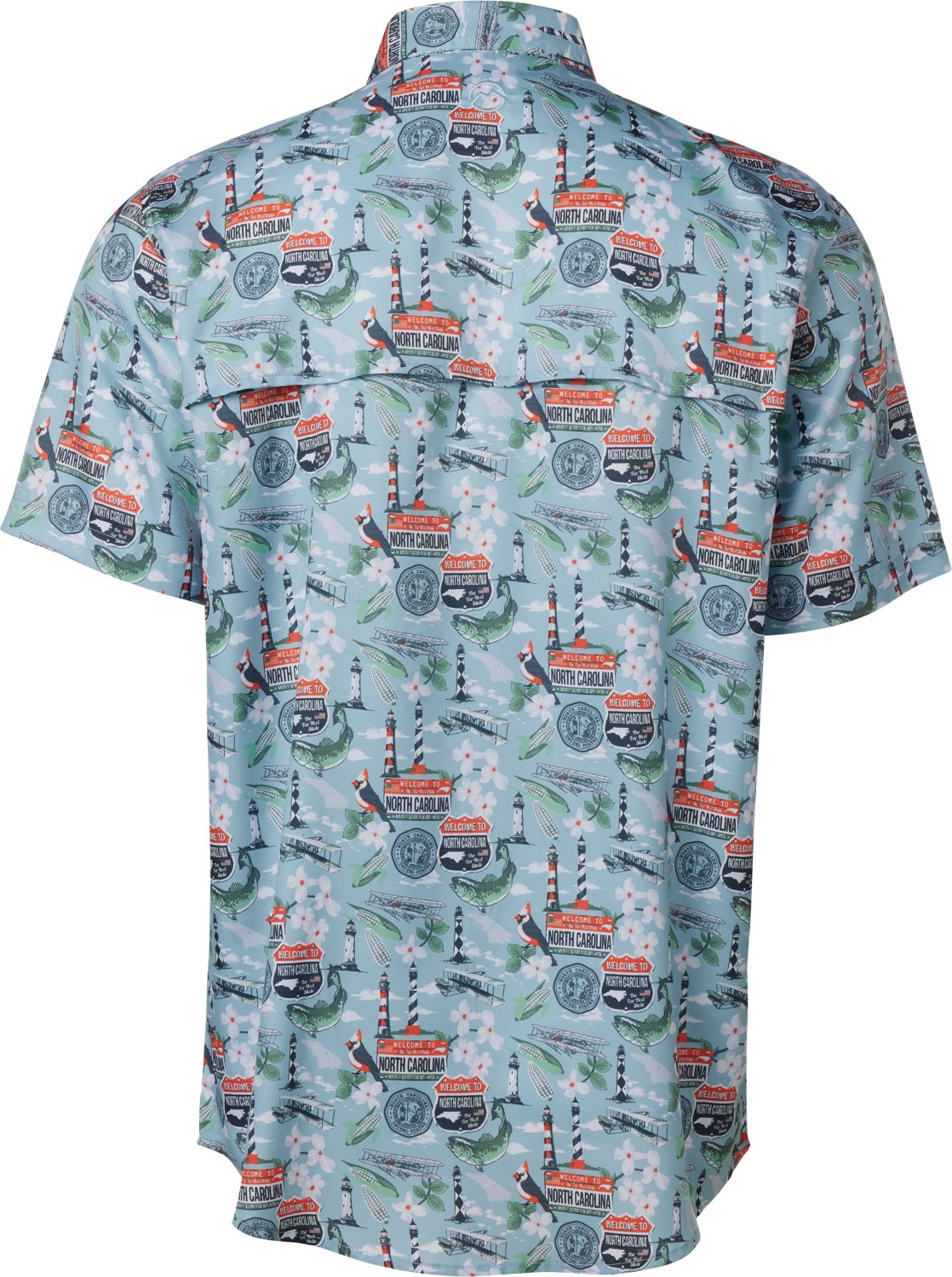 Magellan Outdoors Men's North Carolina Local State Print Shirt - view number 4