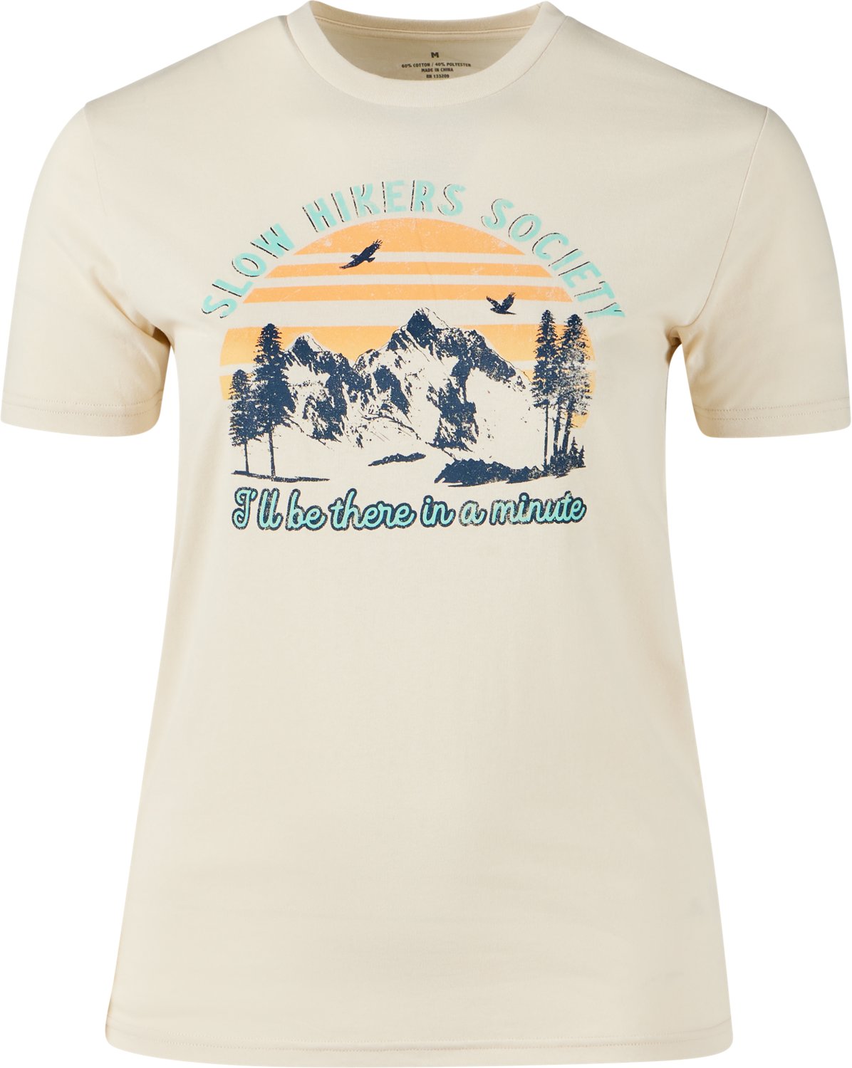 Academy Sports + Outdoors Women’s Slow Hikers Society T-shirt - view number 2