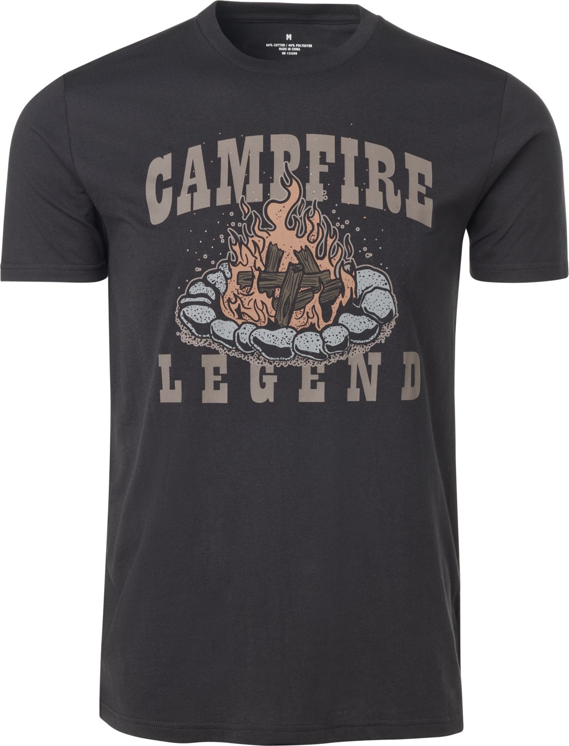 Academy Sports + Outdoors Men’s Campfire Legend T-shirt - view number 3