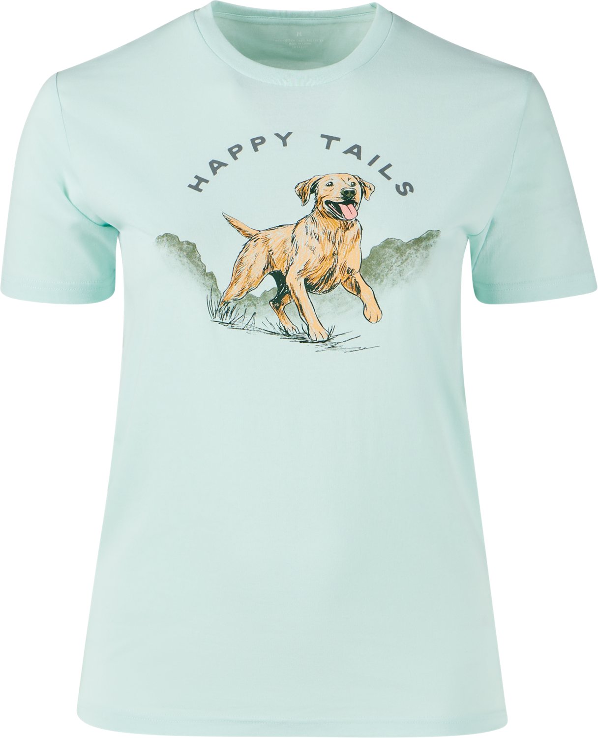 Academy Sports + Outdoors Women's Happy Tails T-shirt - view number 2