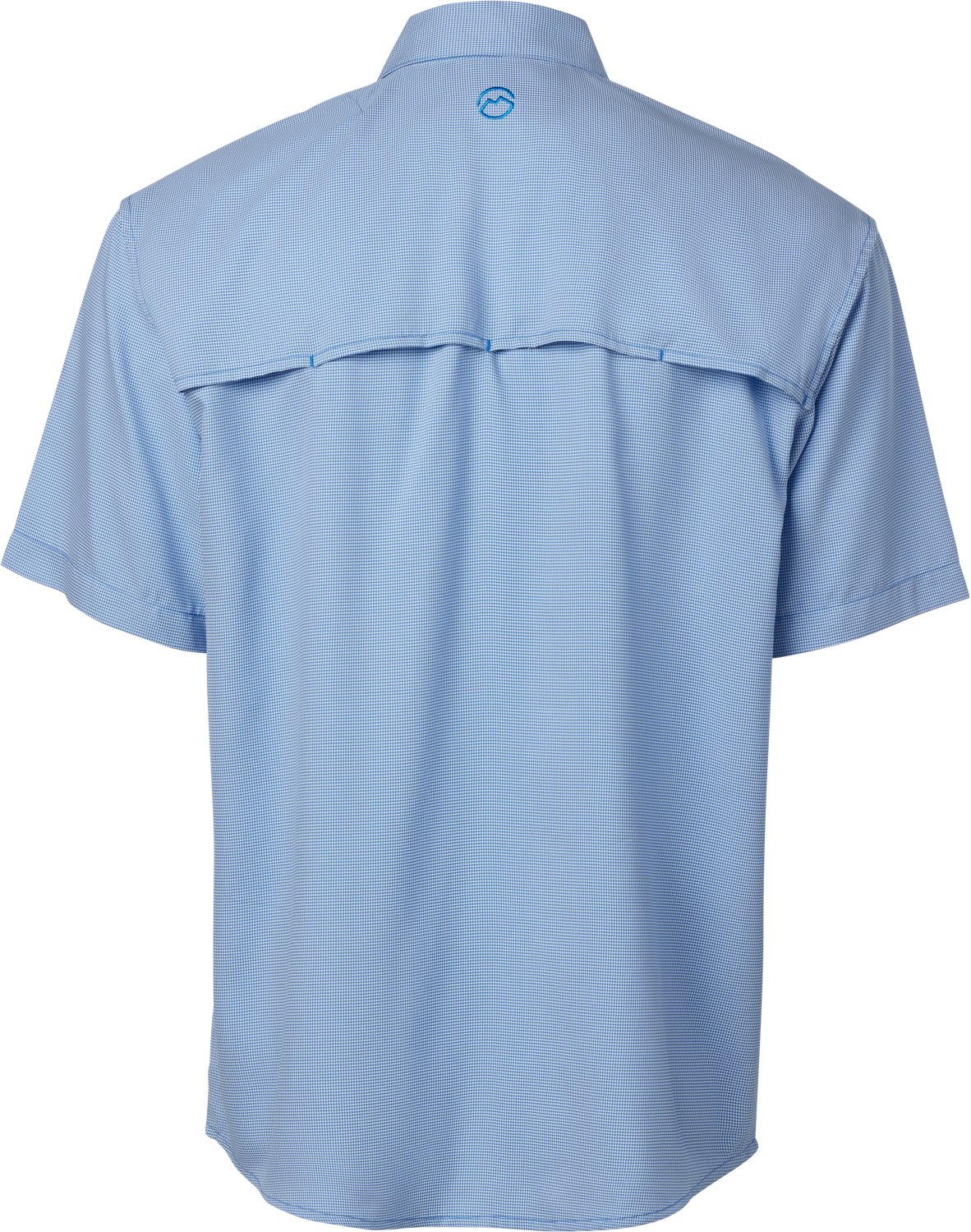 Magellan Outdoors Men's Aransas Pass Mini Check Short Sleeve Fishing T-shirt - view number 2