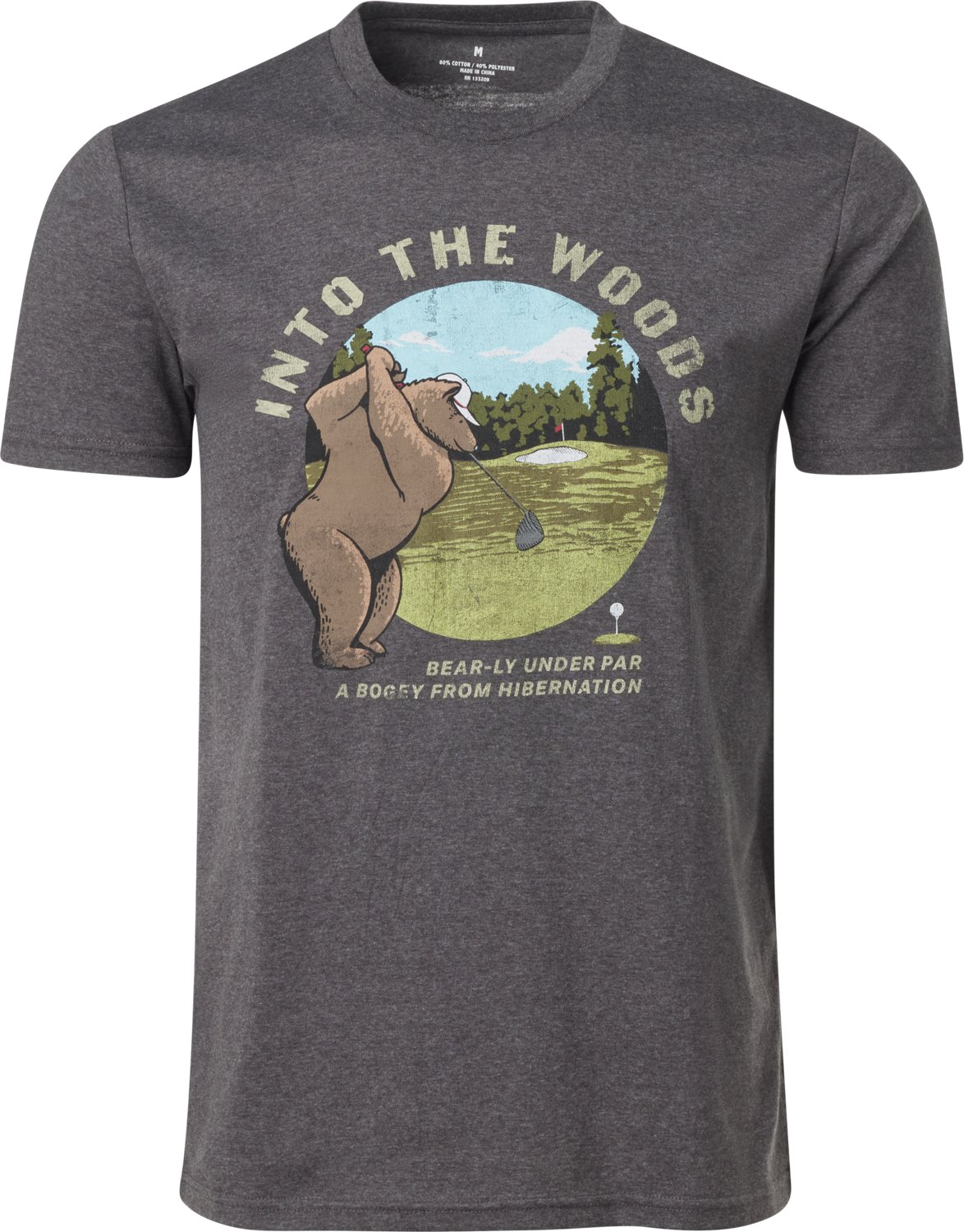 Academy Sports + Outdoors Men's Into the Woods Graphic T-shirt - view number 3