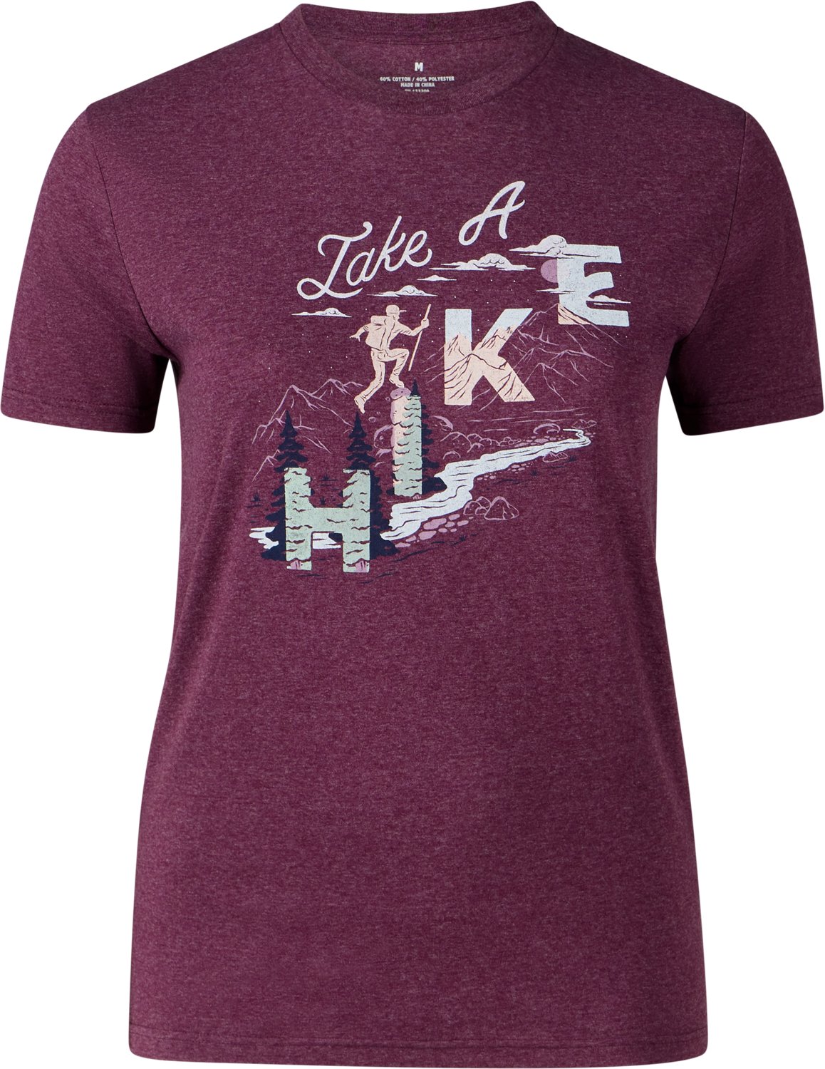 Academy Sports + Outdoors Women's Take a Hike T-shirt - view number 3