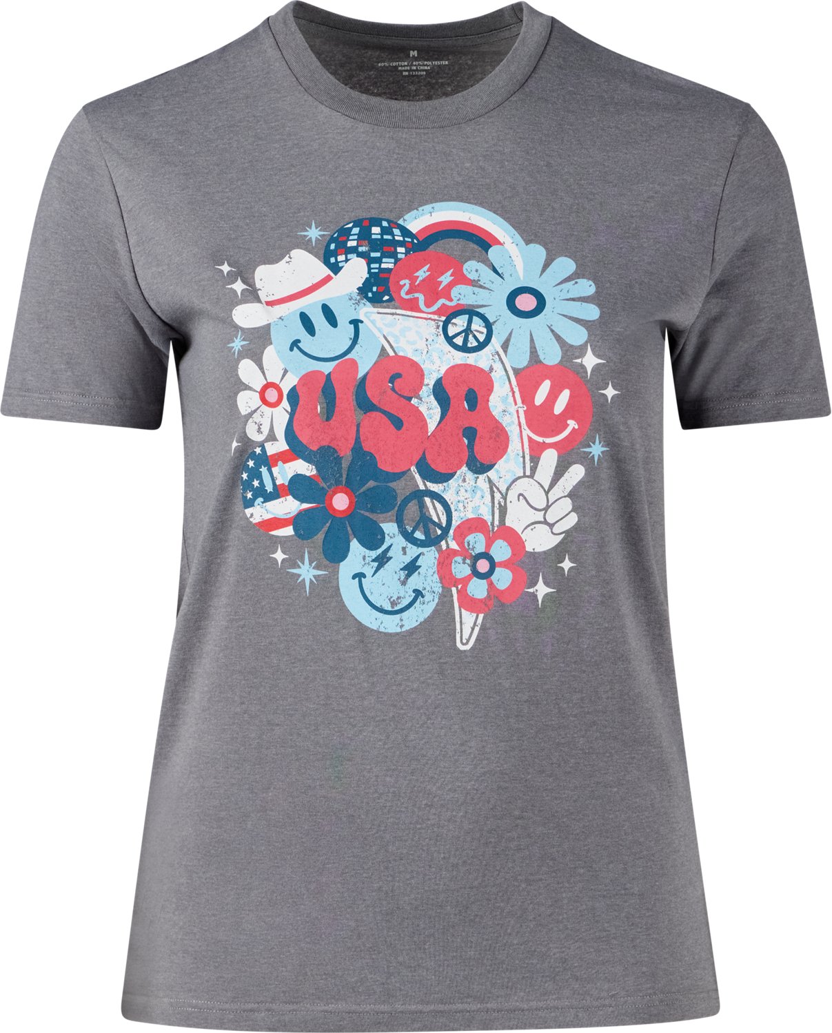 Academy Sports + Outdoors Women's Americana Groovy USA T-shirt