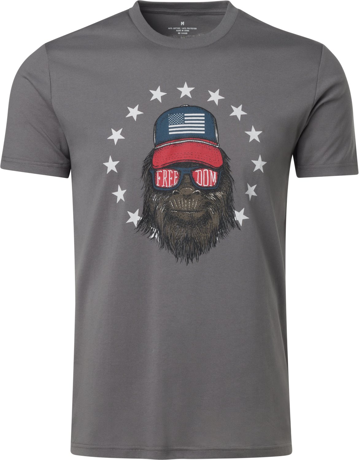 Academy Sports + Outdoors Men's Americana Freedom Bigfoot T-shirt