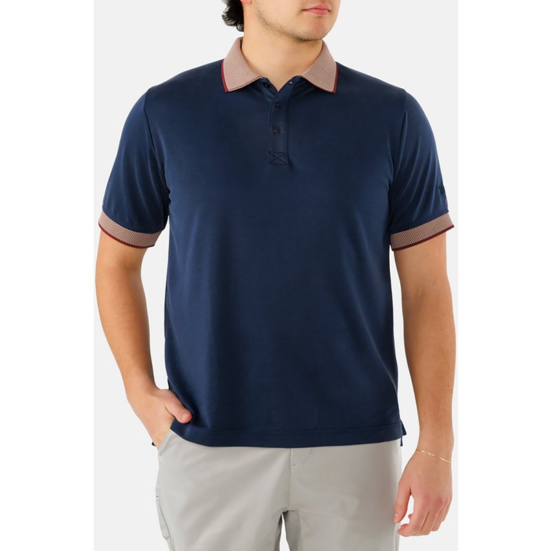 Waggle Golf MenâS Roost Habitat Polo