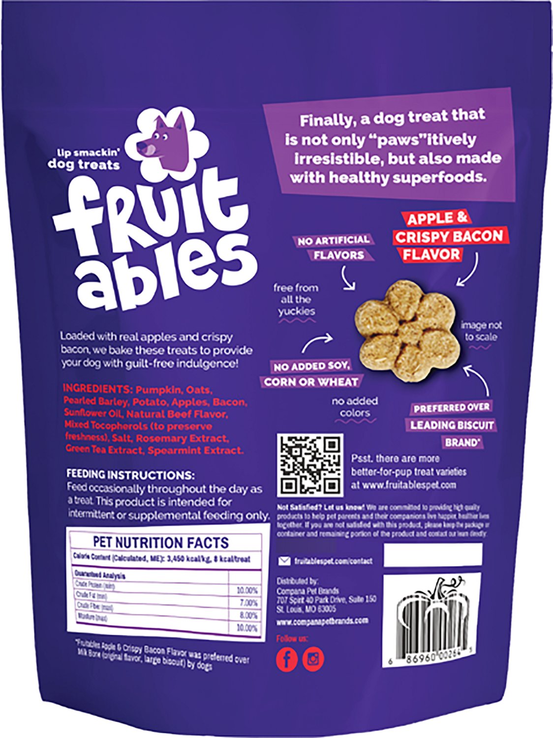 Fruitables 12 oz. Baked Dog Treats - view number 2