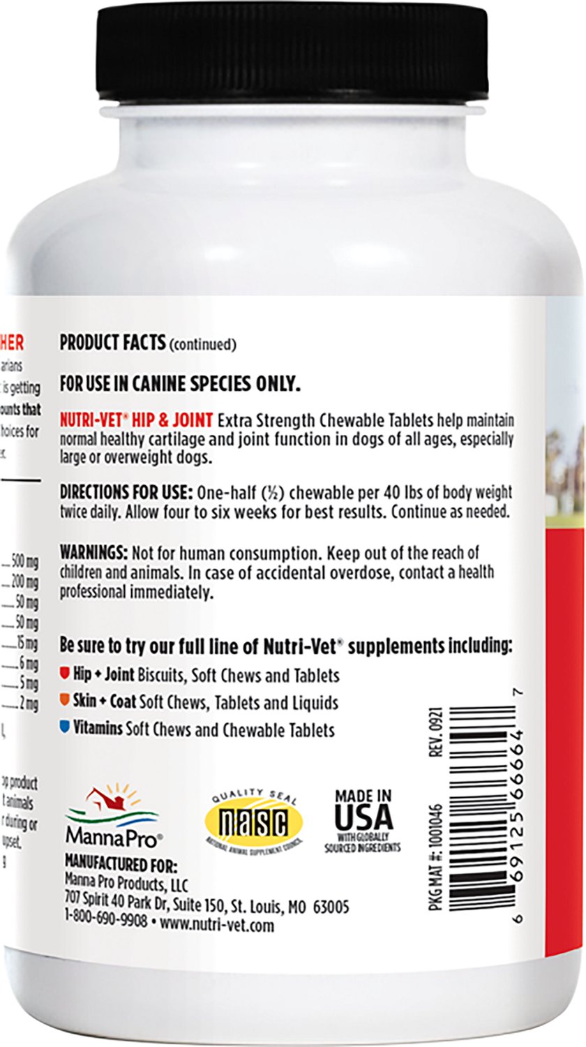 Nutrivet K9 Extra Hip & Joint Chewable Supplements 120-Pack - view number 2